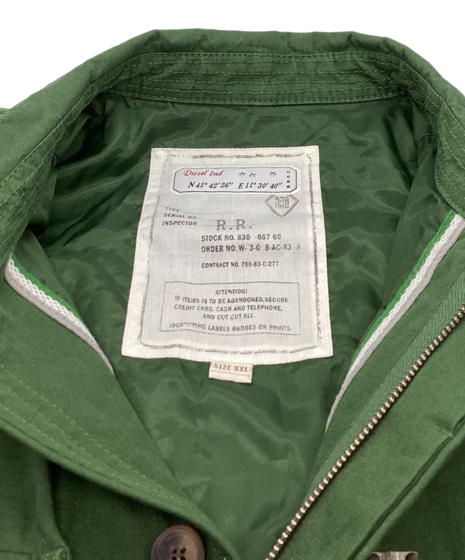 中古・古着通販】DIESEL (ディーゼル) エルボーパッチ モッズ 