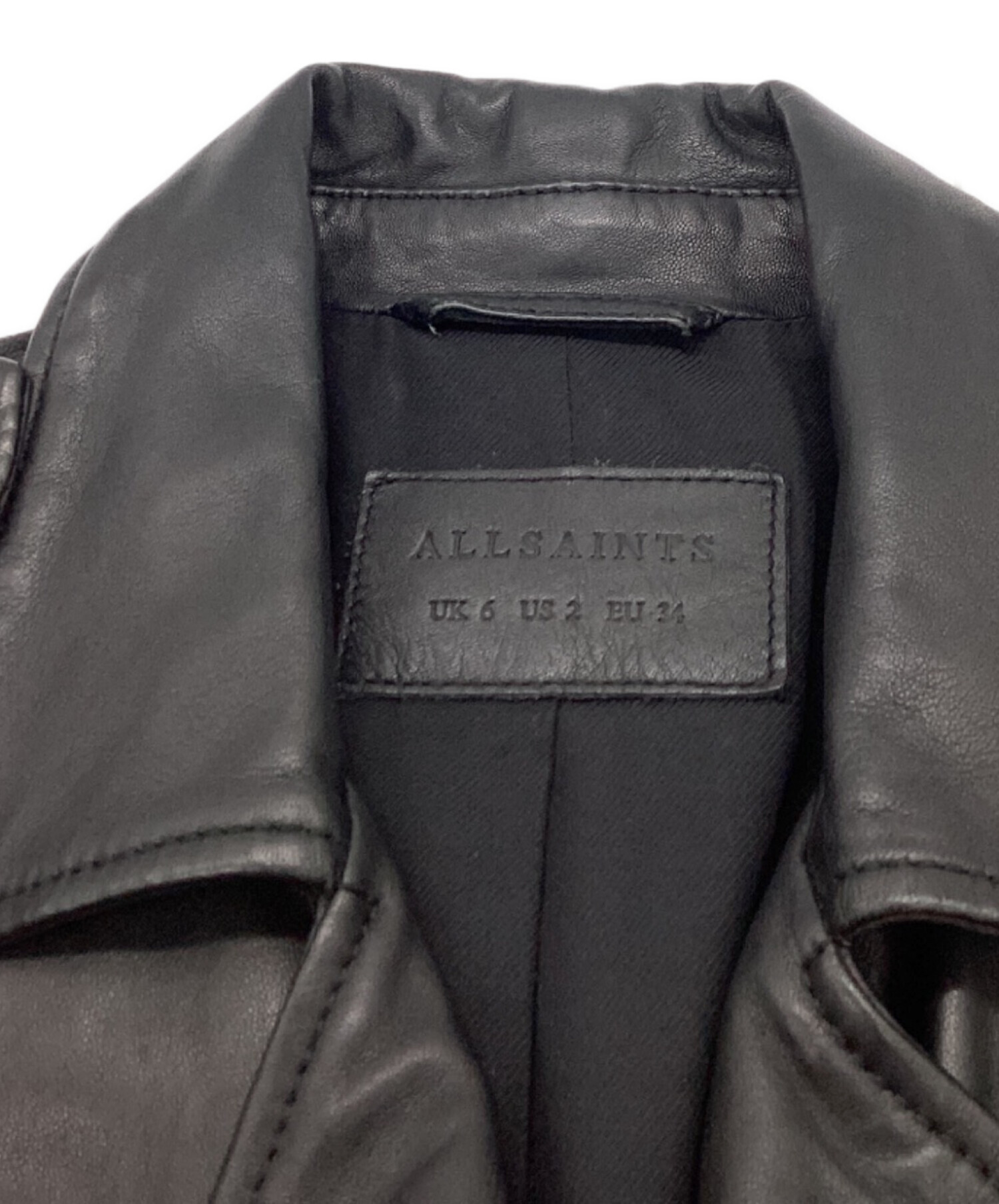 中古・古着通販】ALL SAINTS (オールセインツ) ラムレザージャケット