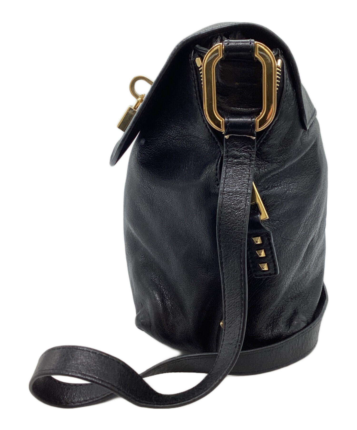 中古・古着通販】MARC JACOBS (マークジェイコブス) スタッズレザー 