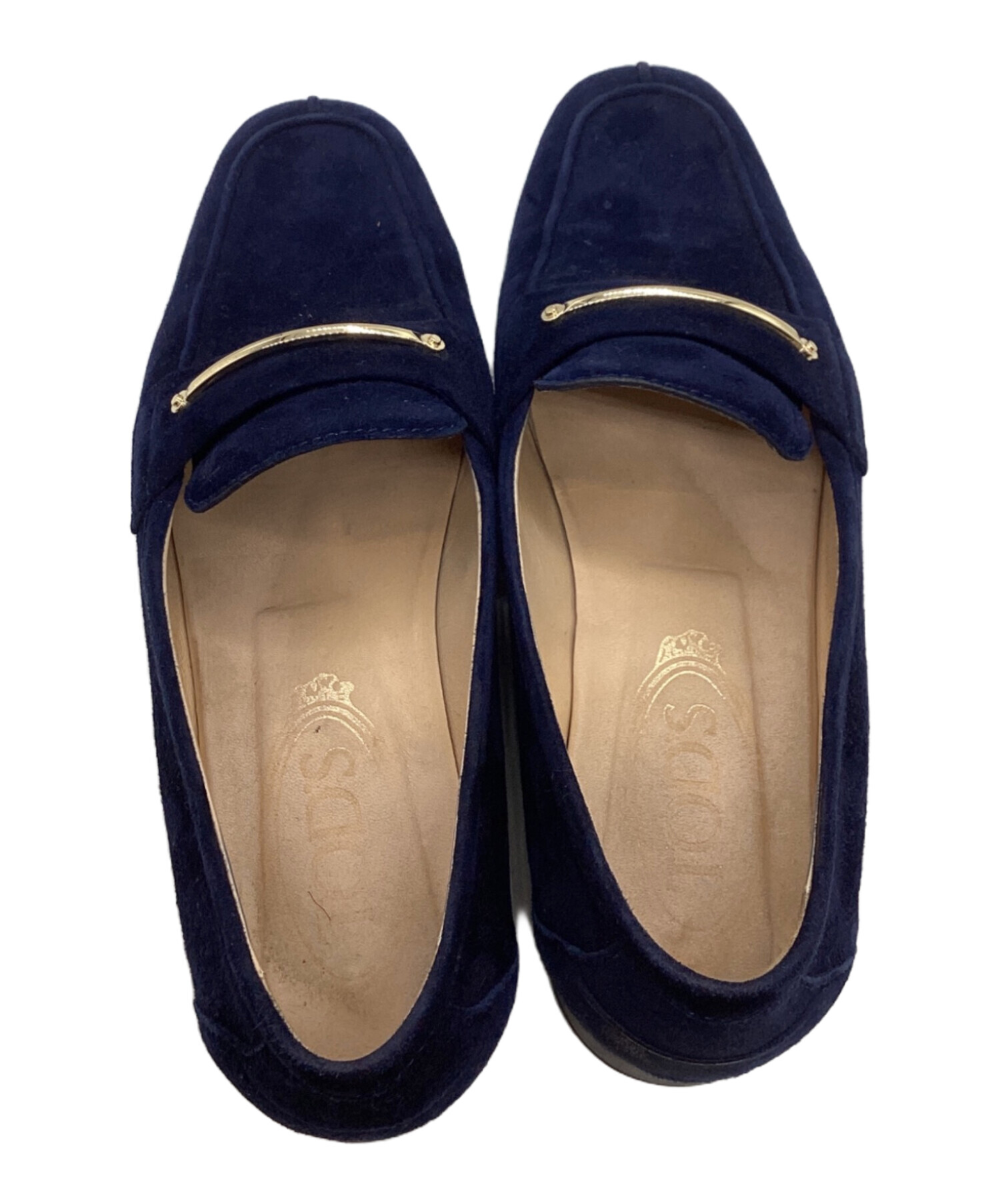中古・古着通販】TOD'S (トッズ) スウェードローファー ネイビー