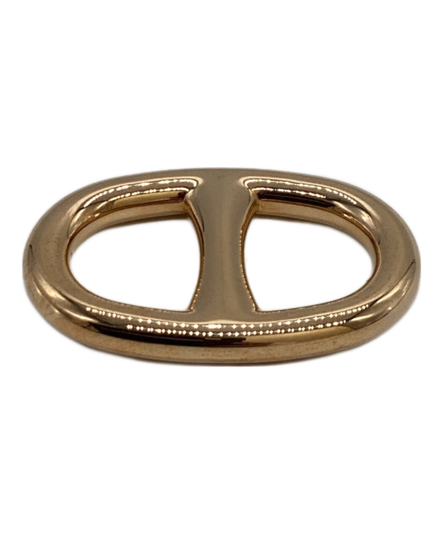 未使用HERMES Chaine d'Ancre スカーフリング ピンクゴールド 中古