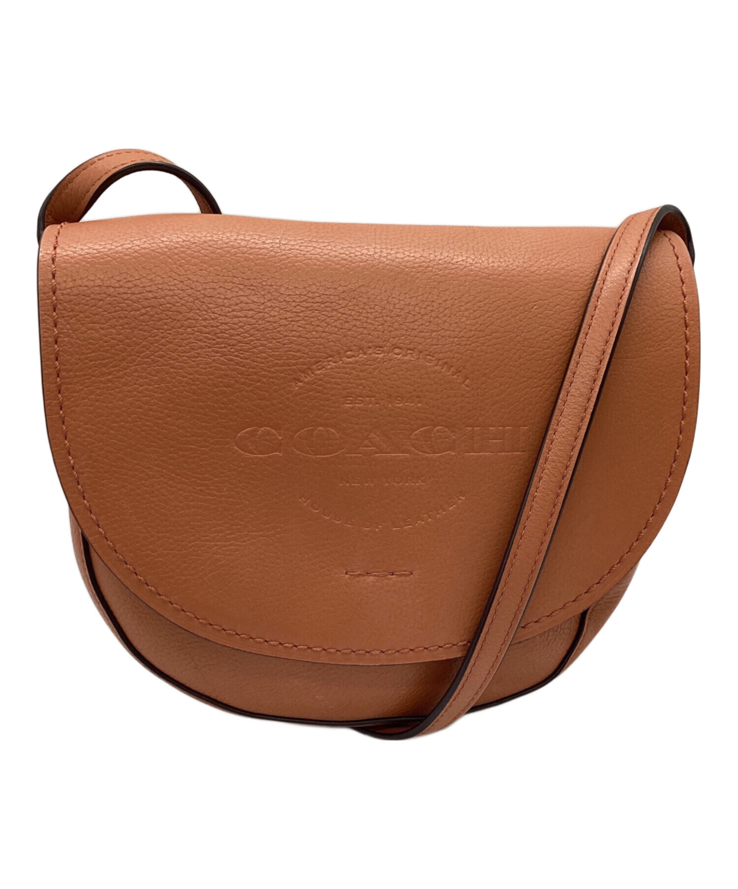 中古・古着通販】COACH (コーチ) ショルダーバッグ F59723 オレンジ 
