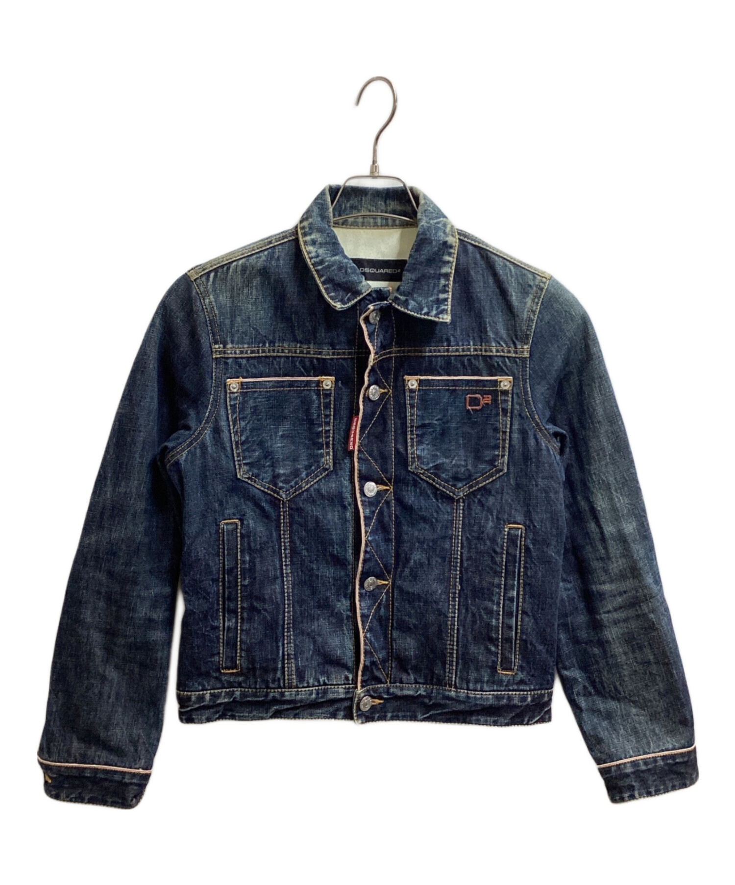 買えるLEON掲載　DSQUARED2 HERITAGE デニムジャケット 中古・古着通販】DSQUARED2 (ディースクエアード) デニムジャケット