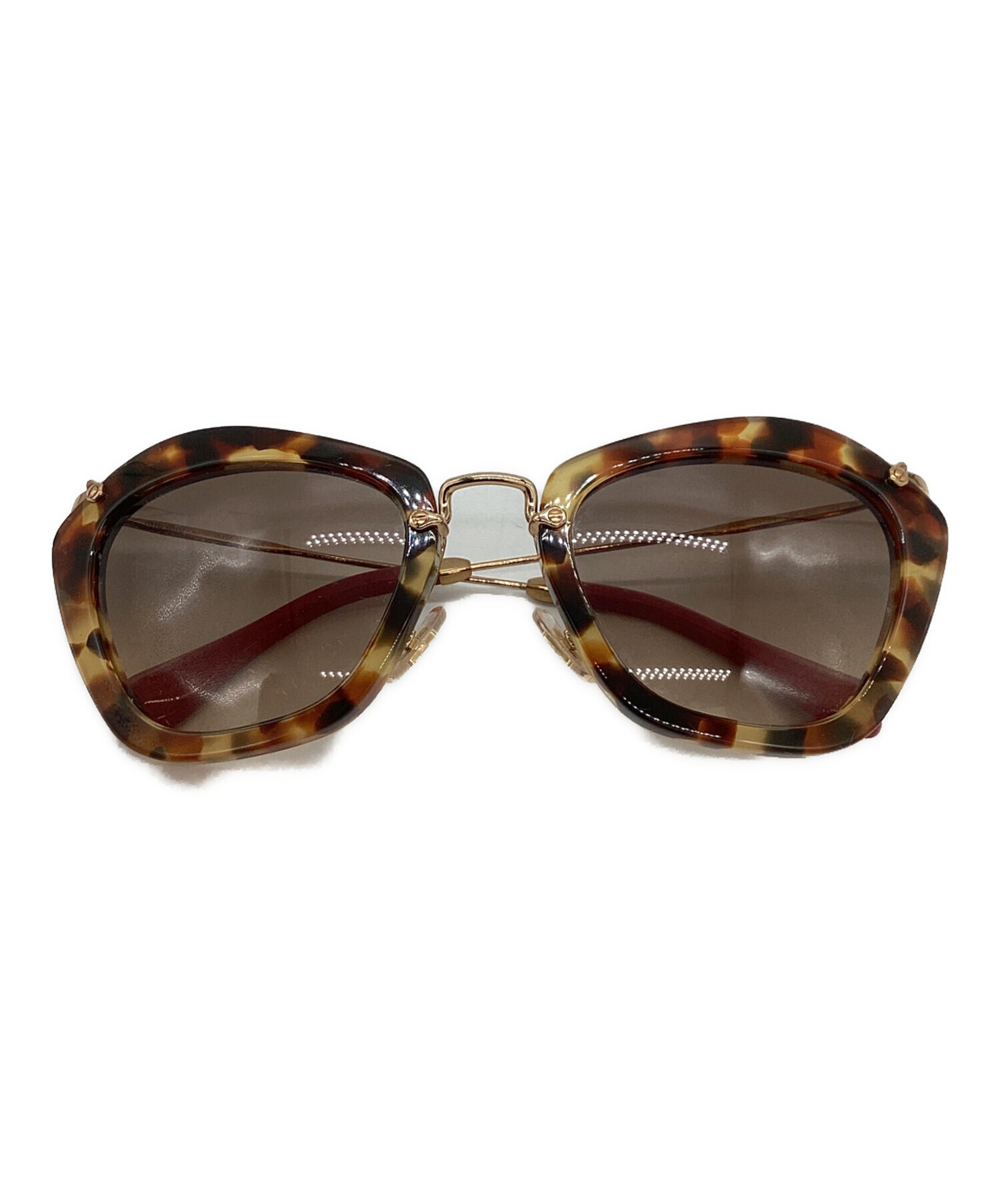 MIUMIU ミュウミュウサングラス　SMU10N 55□24 中古・古着通販】MIU MIU (ミュウミュウ) サングラス SUNGLASSES