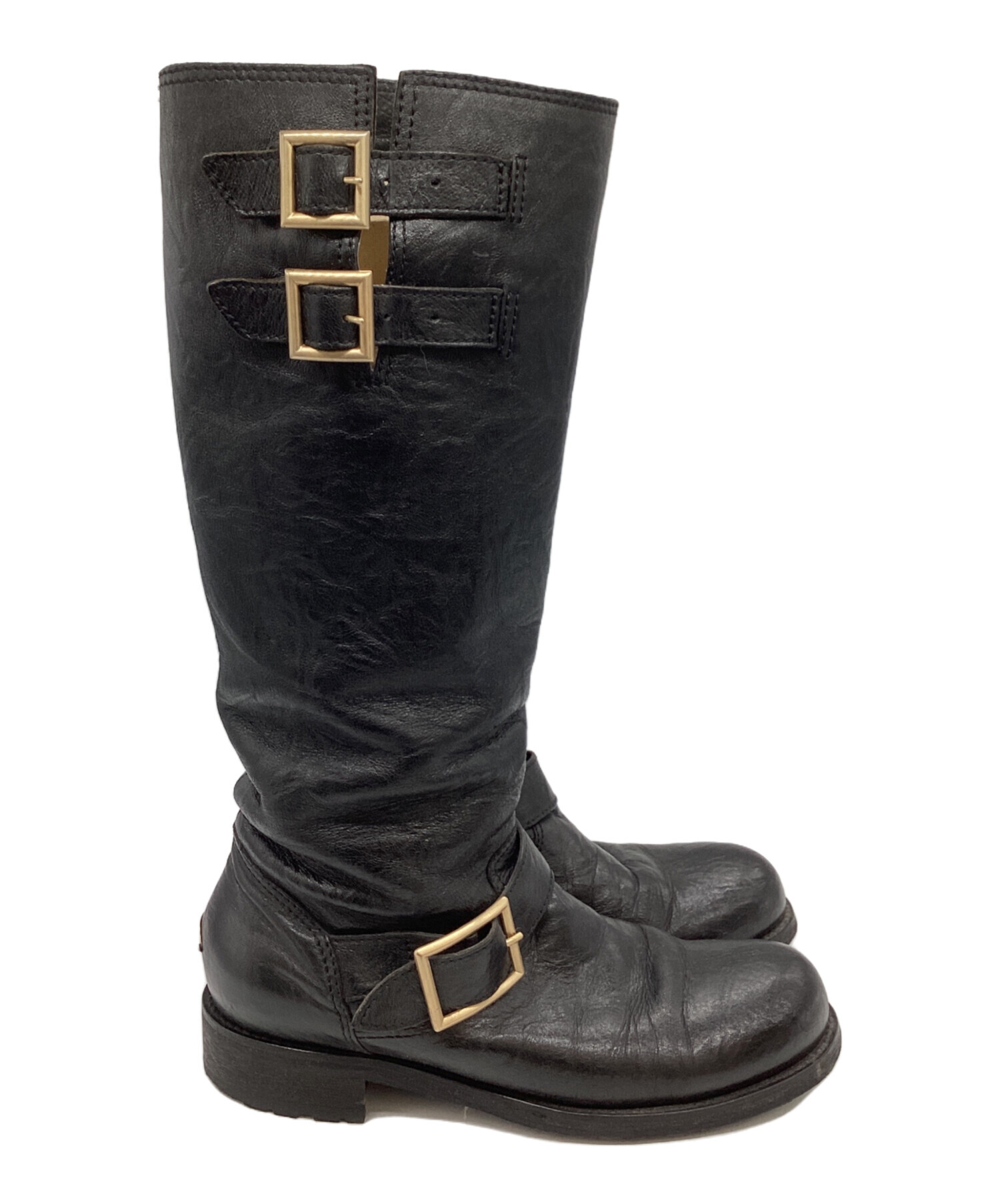 中古・古着通販】JIMMY CHOO (ジミーチュウ) エンジニアブーツ