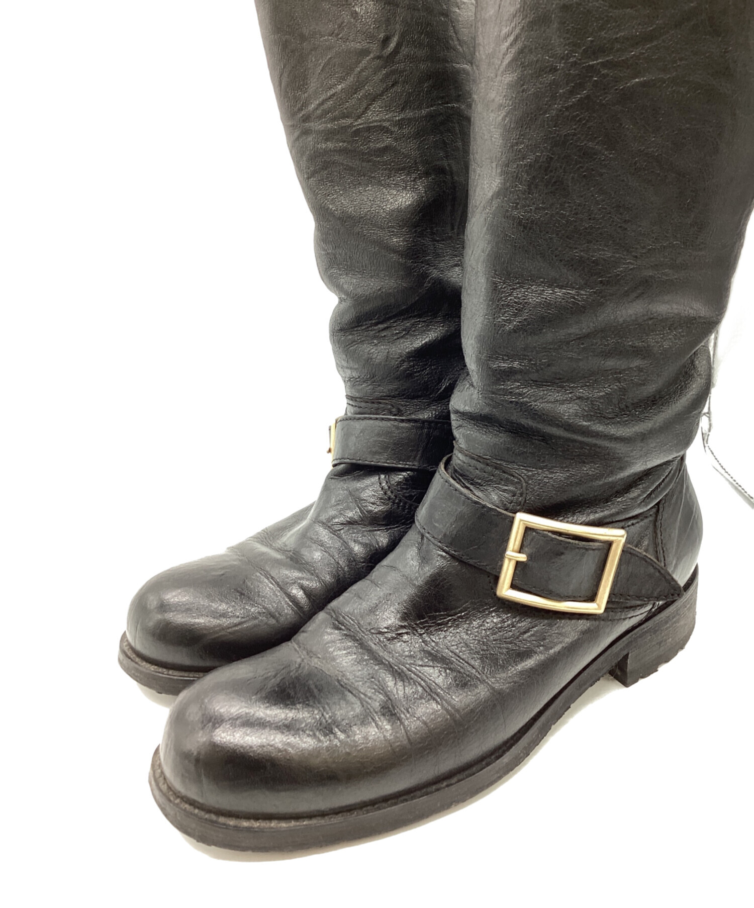 中古・古着通販】JIMMY CHOO (ジミーチュウ) エンジニアブーツ