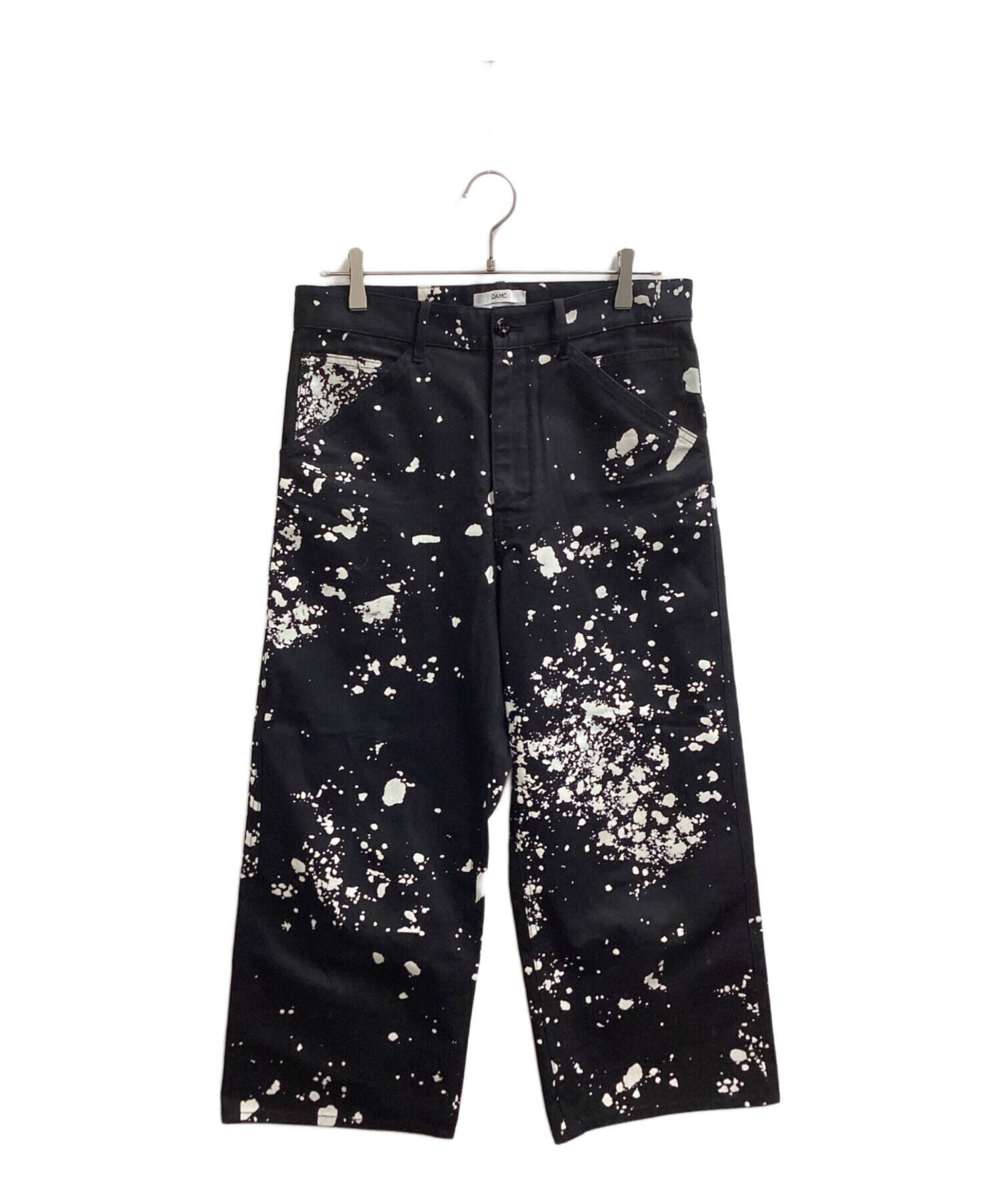 OAMC オーエーエムシー　パンツ　ブラック 中古・古着通販】OAMC (オーエーエムシー) ペイントパンツ