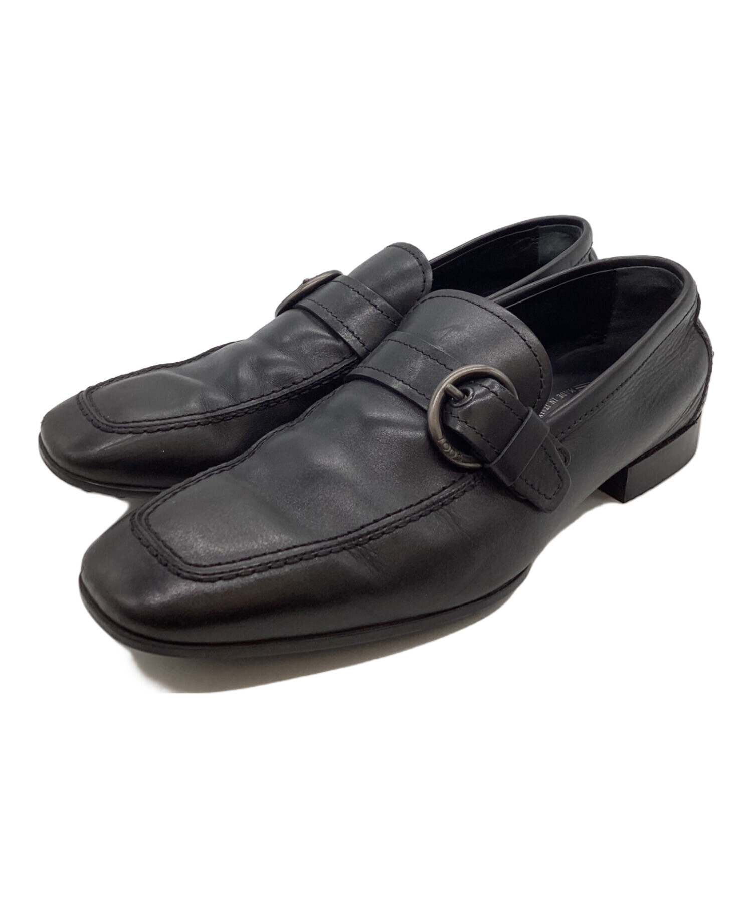【美品】TOD'S 黒 ドレスシューズ 中古・古着通販】TOD'S (トッズ) シューズ ブラック サイズ:6