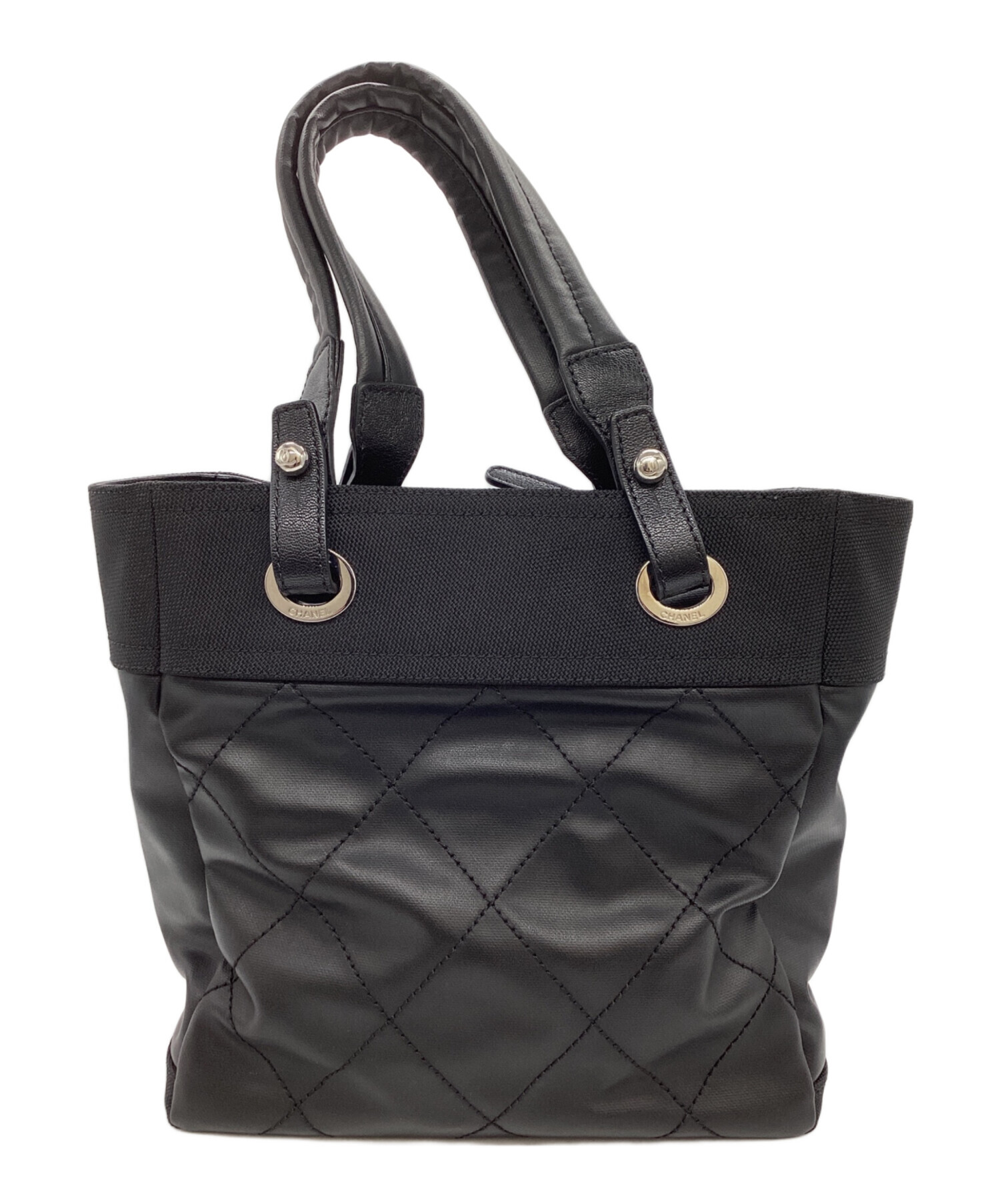 中古・古着通販】CHANEL (シャネル) コーティングトートバッグ / パリ