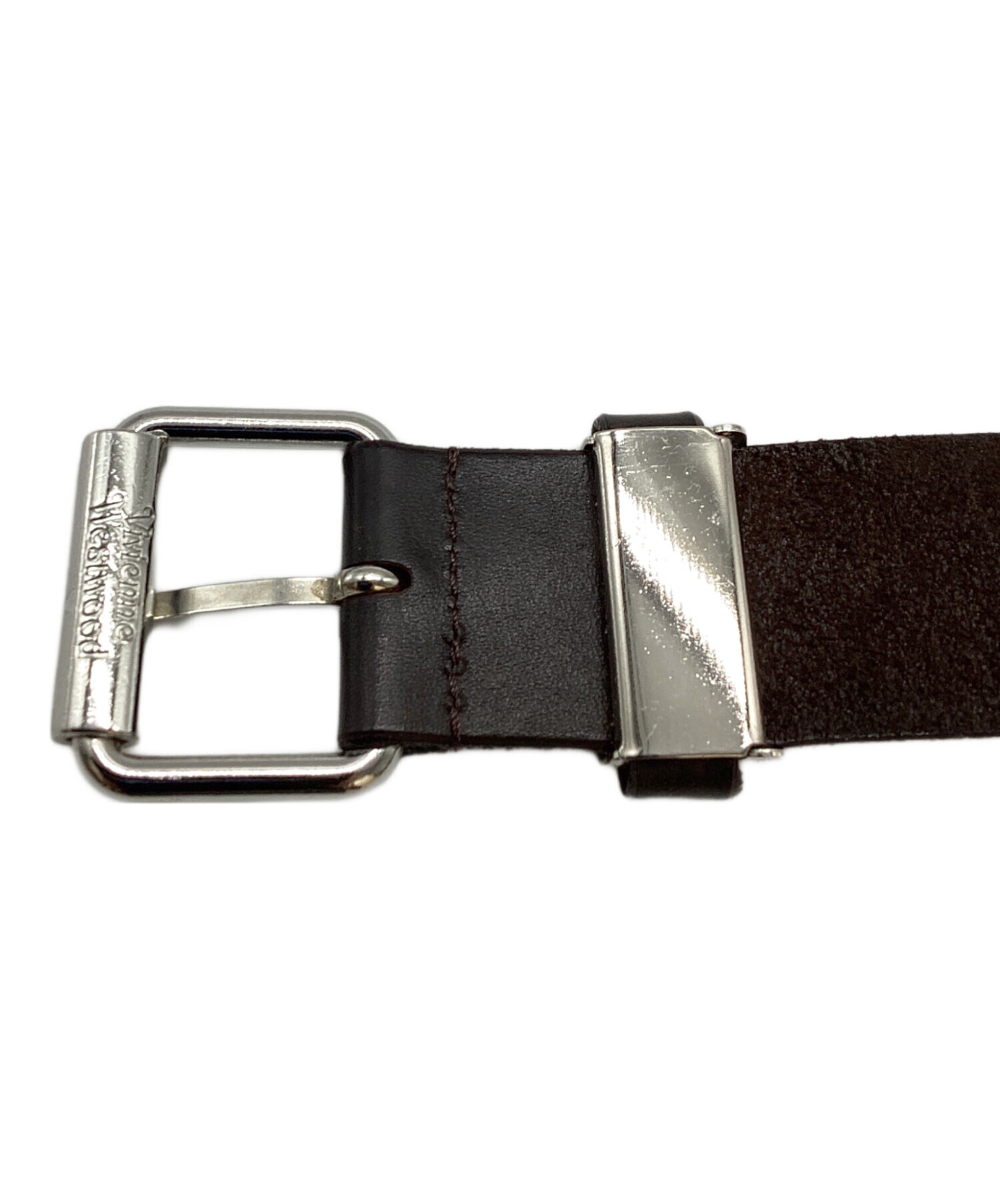 Vivienne Westwood MAN ブラックレザーベルト 中古・古着通販】Vivienne Westwood man (ヴィヴィアン ウェストウッド