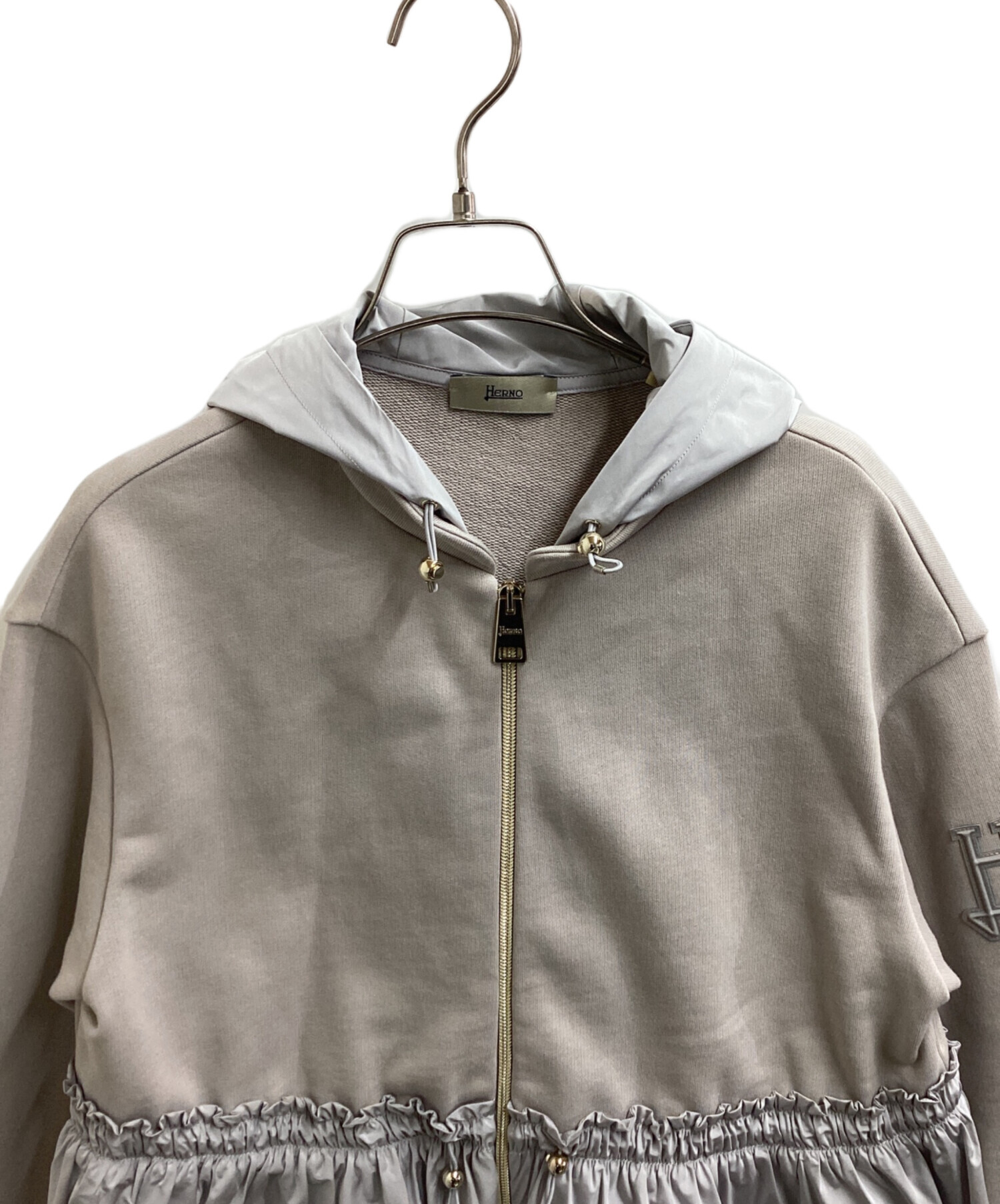 中古・古着通販】HERNO (ヘルノ) フーデッドショートコート
