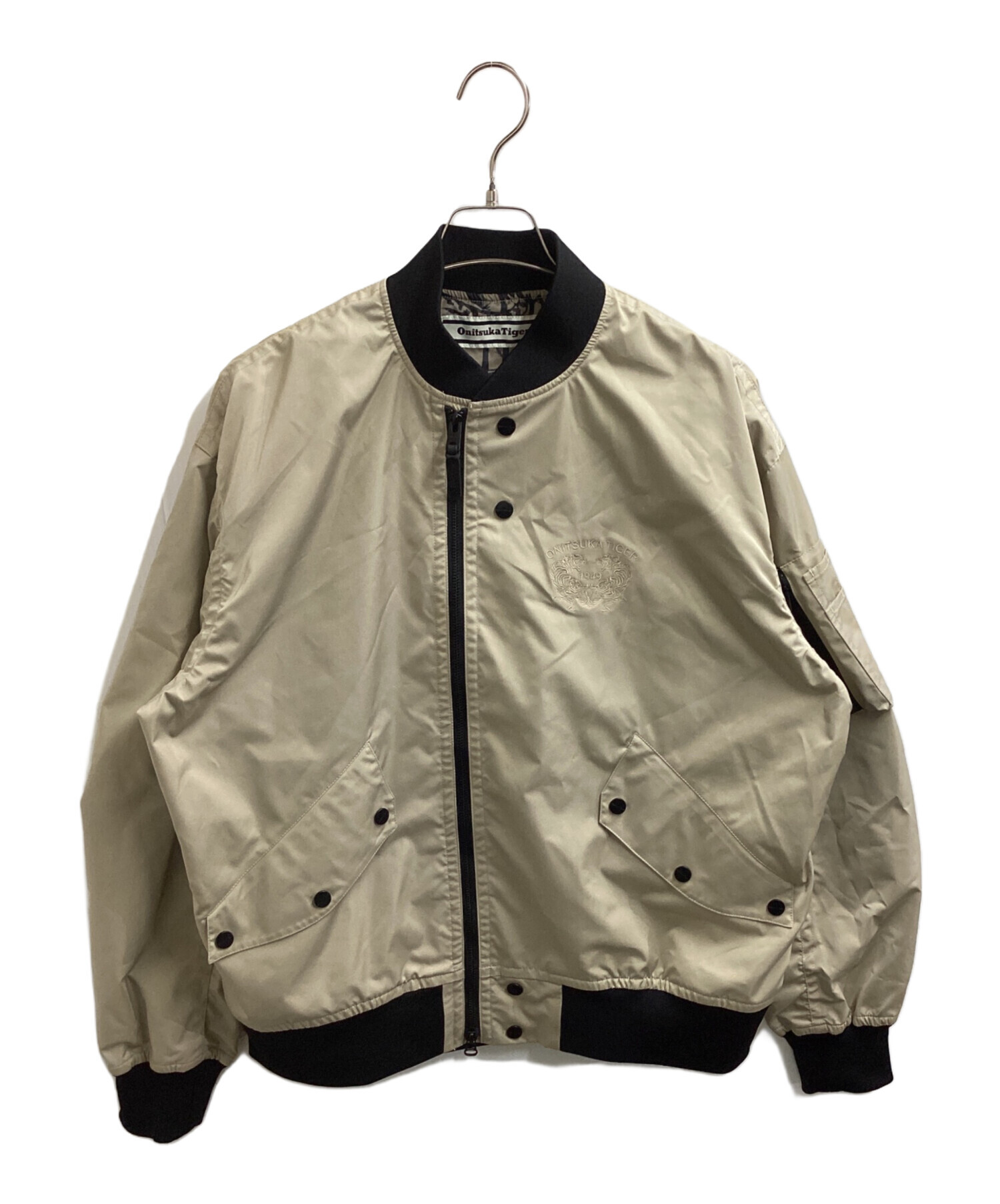 中古・古着通販】Onitsuka Tiger (オニツカタイガー) BOMBER JACKET 中古・古着通販】Onitsuka Tiger (オニツカタイガー) BOMBER JACKET