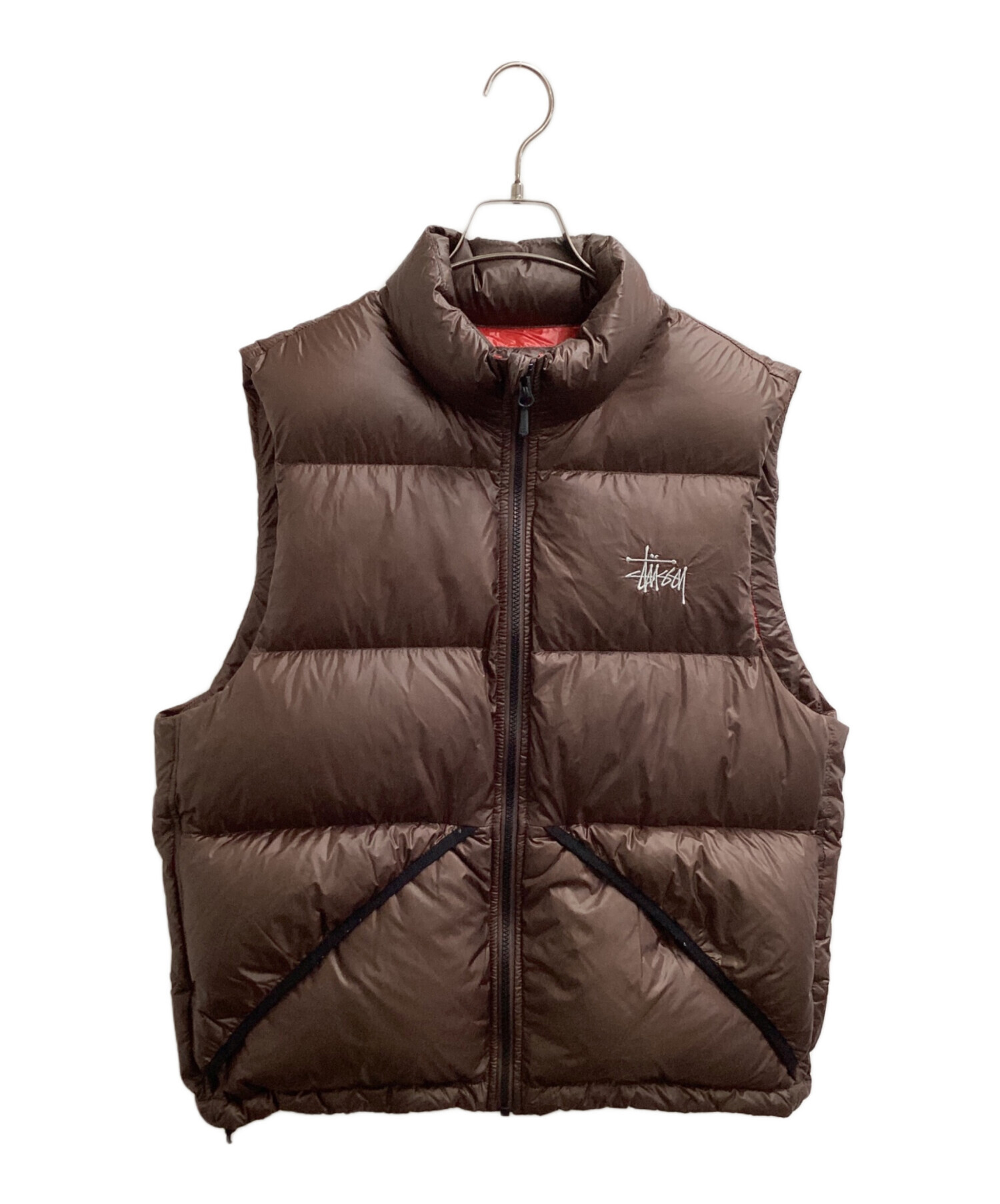 中古・古着通販】stussy (ステューシー) MICRO RIPSTOP DOWN VEST