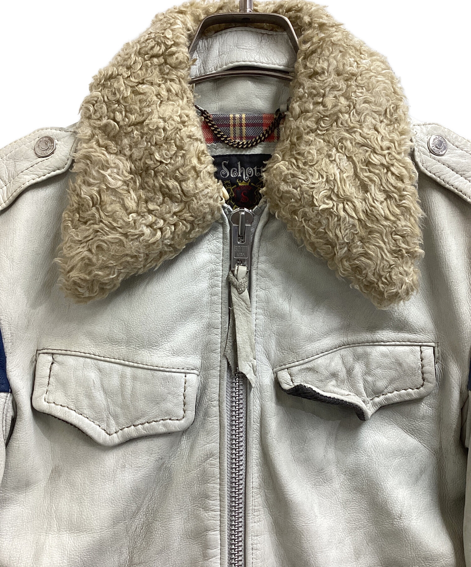 中古・古着通販】Schott (ショット) CLASSIC RACER LEATHER JACKET
