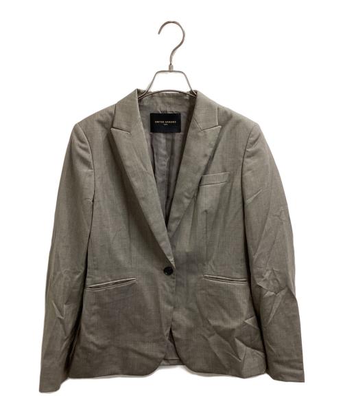 UNITED ARROWS テーラードジャケット XL グレー 【古着】【中古】【送料無料】 中古・古着通販】UNITED ARROWS (ユナイテッドアローズ) 1Bテーラード
