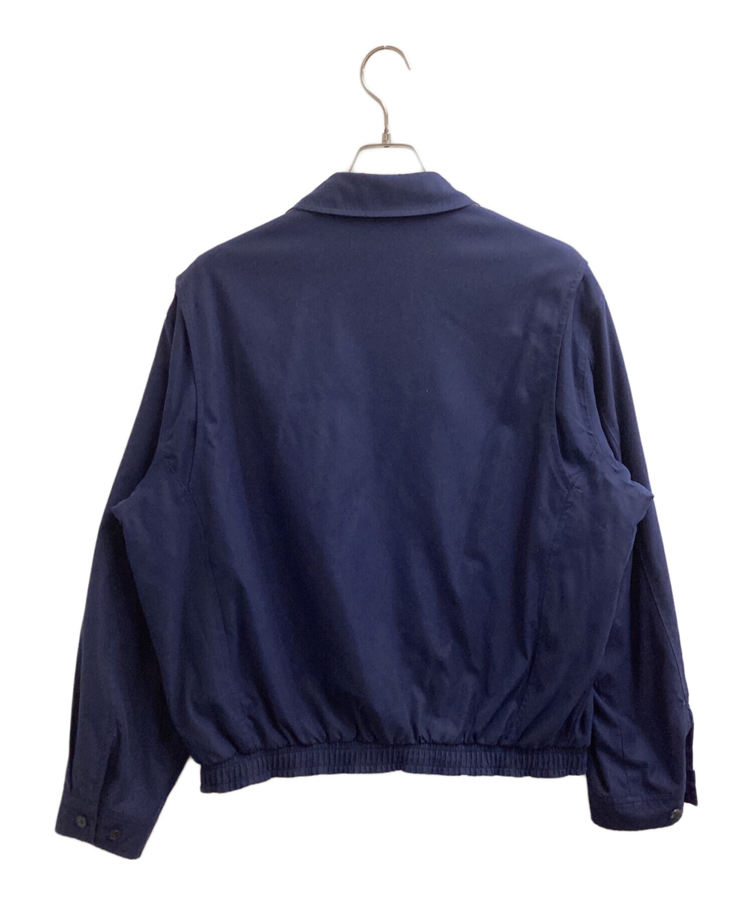 ラルフローレン スイングトップ ピーチスキン アクションプリーツ XL 紺 古着 中古・古着通販】POLO RALPH LAUREN (ポロ・ラルフローレン) ピーチ
