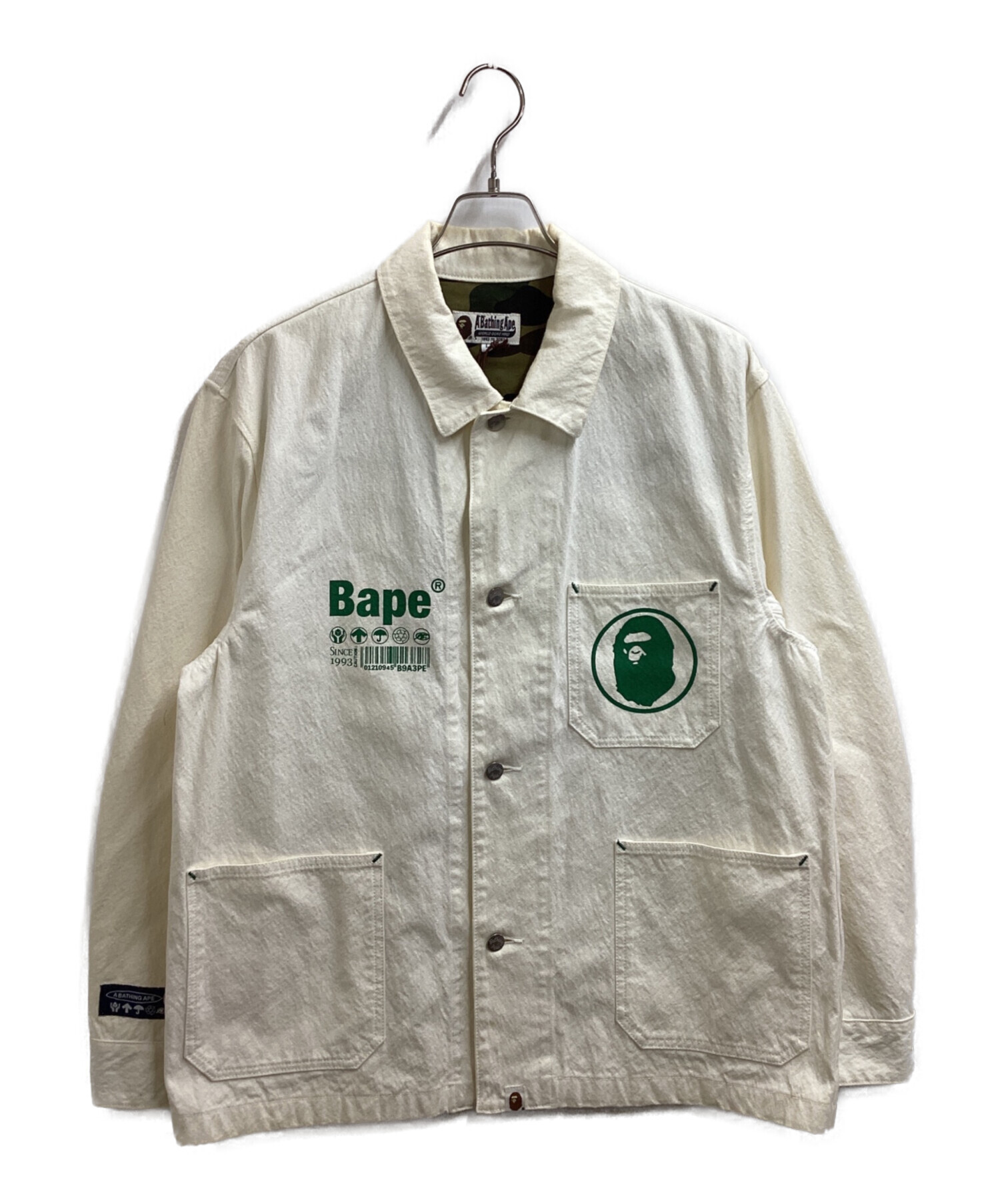 A Bathing Ape x 3RD TEAM カバーオール　希少ＸＬ　レア？ 中古・古着通販】A BATHING APE (アベイシングエイプ) RELAXED FIT