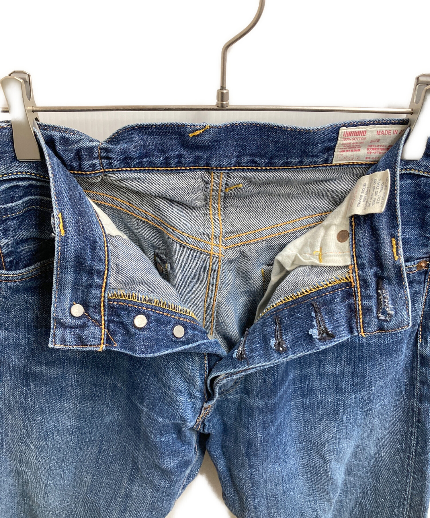 中古・古着通販】EVISU (エヴィス) カモメ セルビッチデニムパンツ