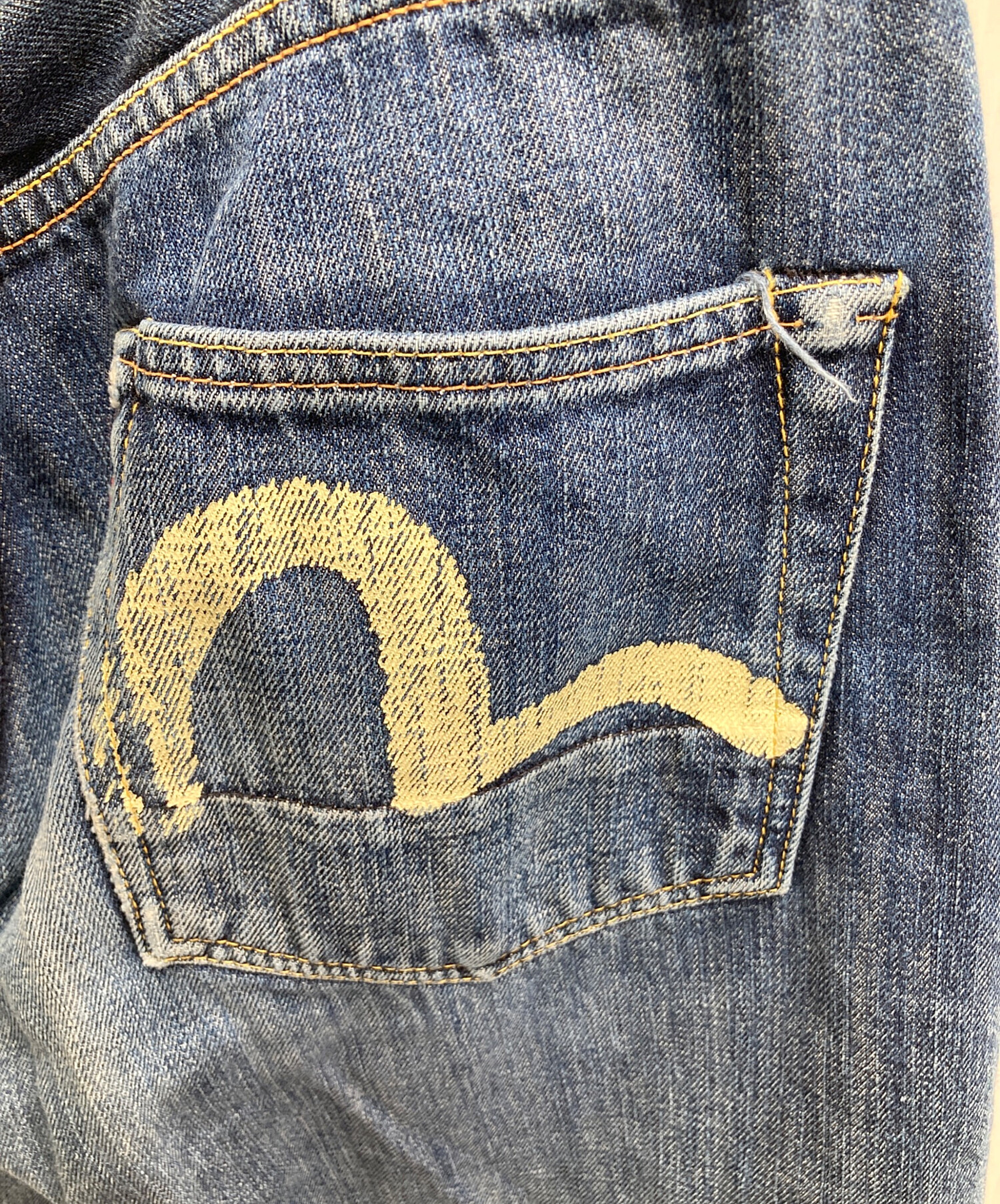 中古・古着通販】EVISU (エヴィス) カモメ セルビッチデニムパンツ