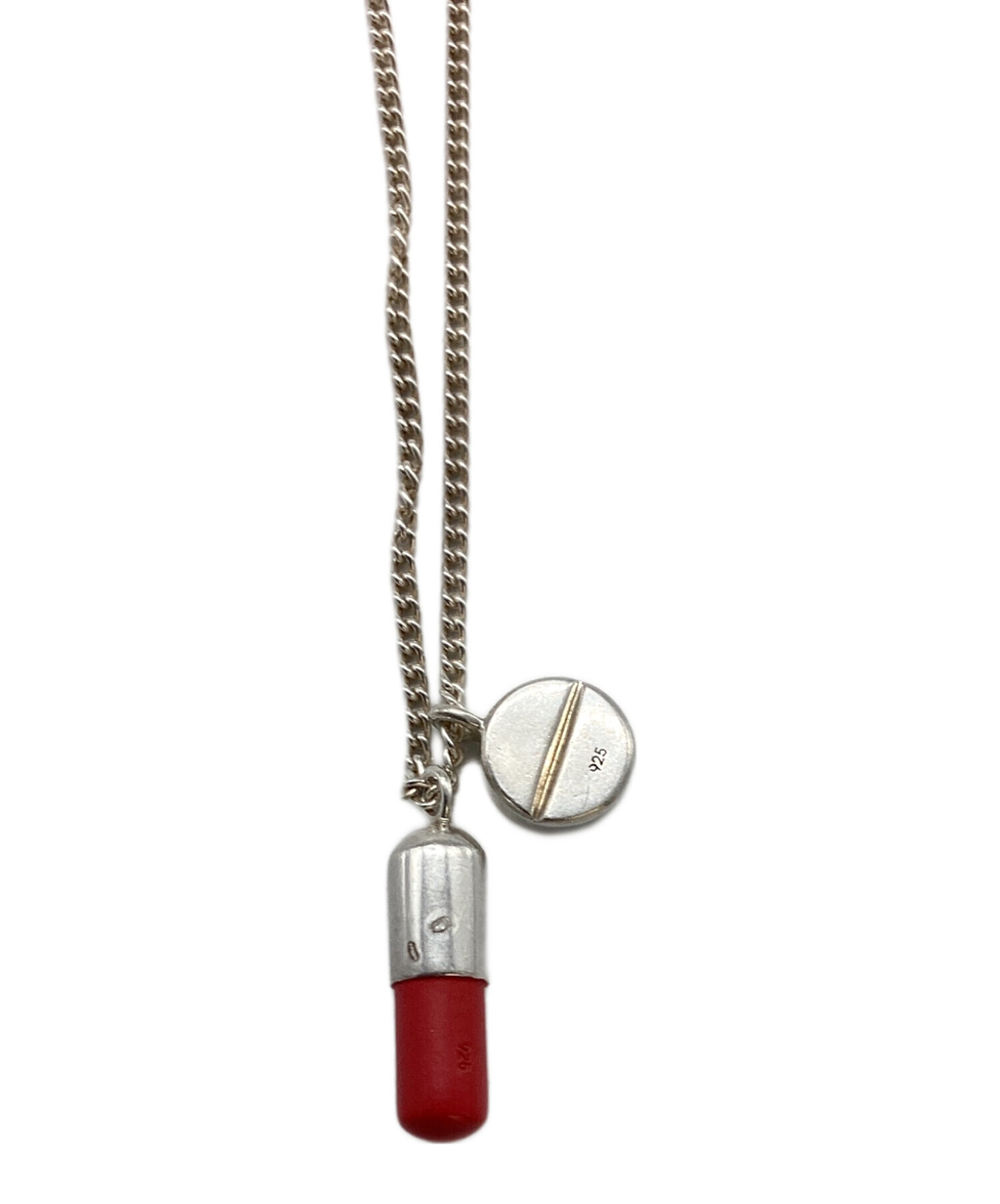 中古・古着通販】AMBUSH (アンブッシュ) PILL CHARM NECKLACE シルバー