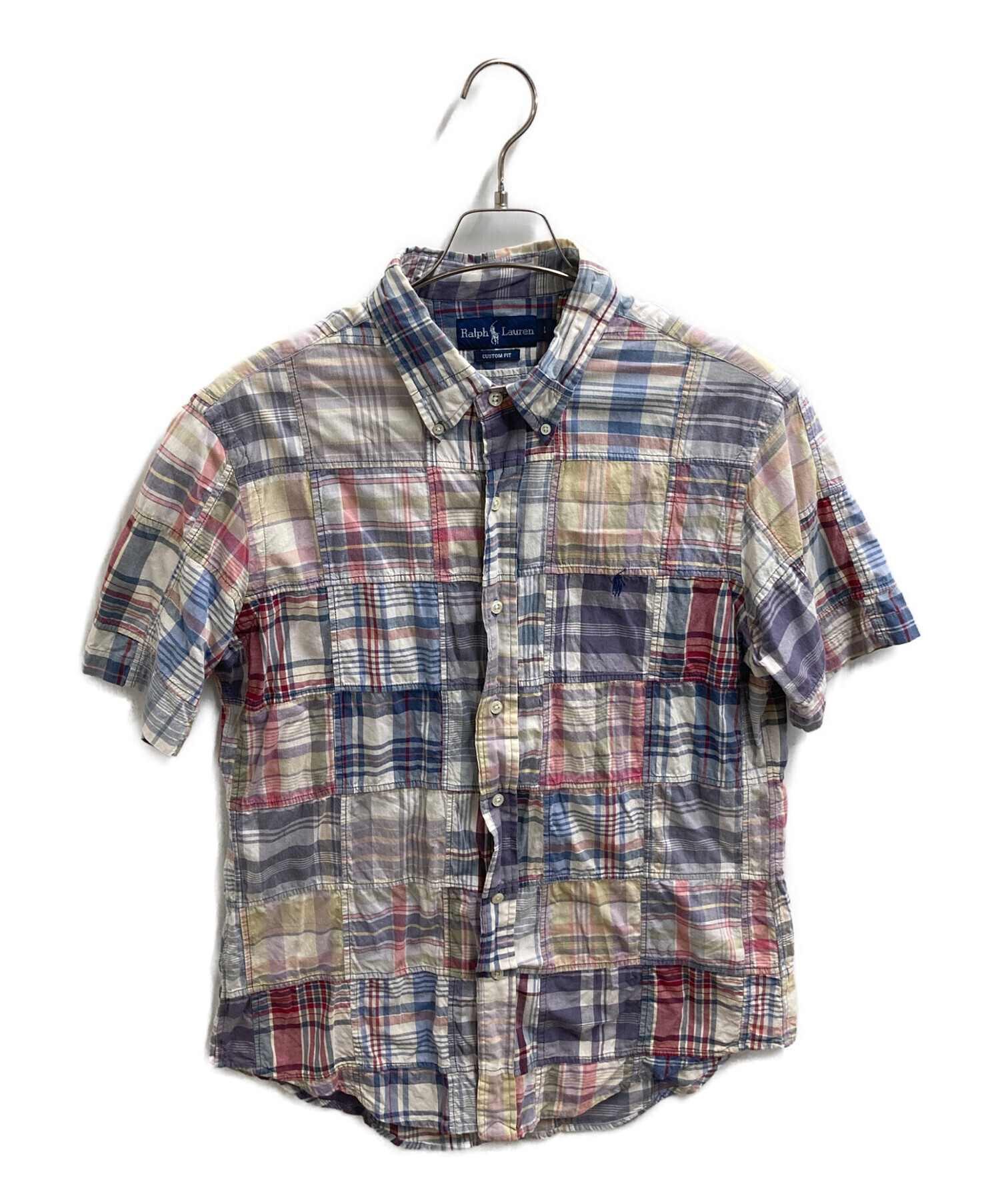 ラルフローレン　再構築パッチワーク　ヴィンテージ 中古・古着通販】RALPH LAUREN (ラルフローレン) パッチワーク S/S
