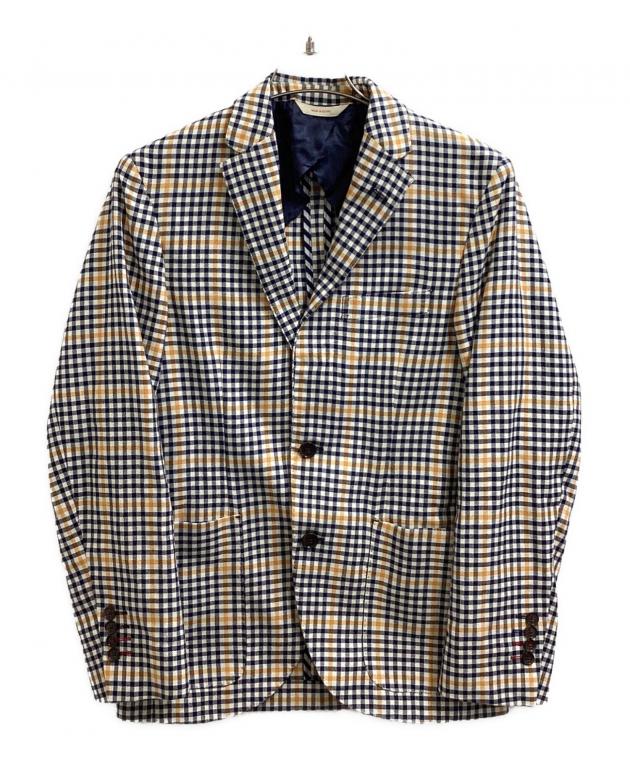 BrooksBrothers RedFleeceジャケットチェックボルドーグレー 中古・古着通販】BROOKS BROTHERS Red Fleece (ブルックスブラザーズ