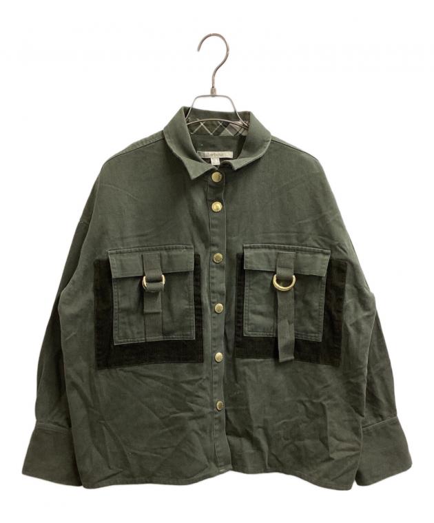 Barbour オリーブグリーンジャケット サイズ42 中古・古着通販】Barbour (バブアー) シャツジャケット / 242LSH1649