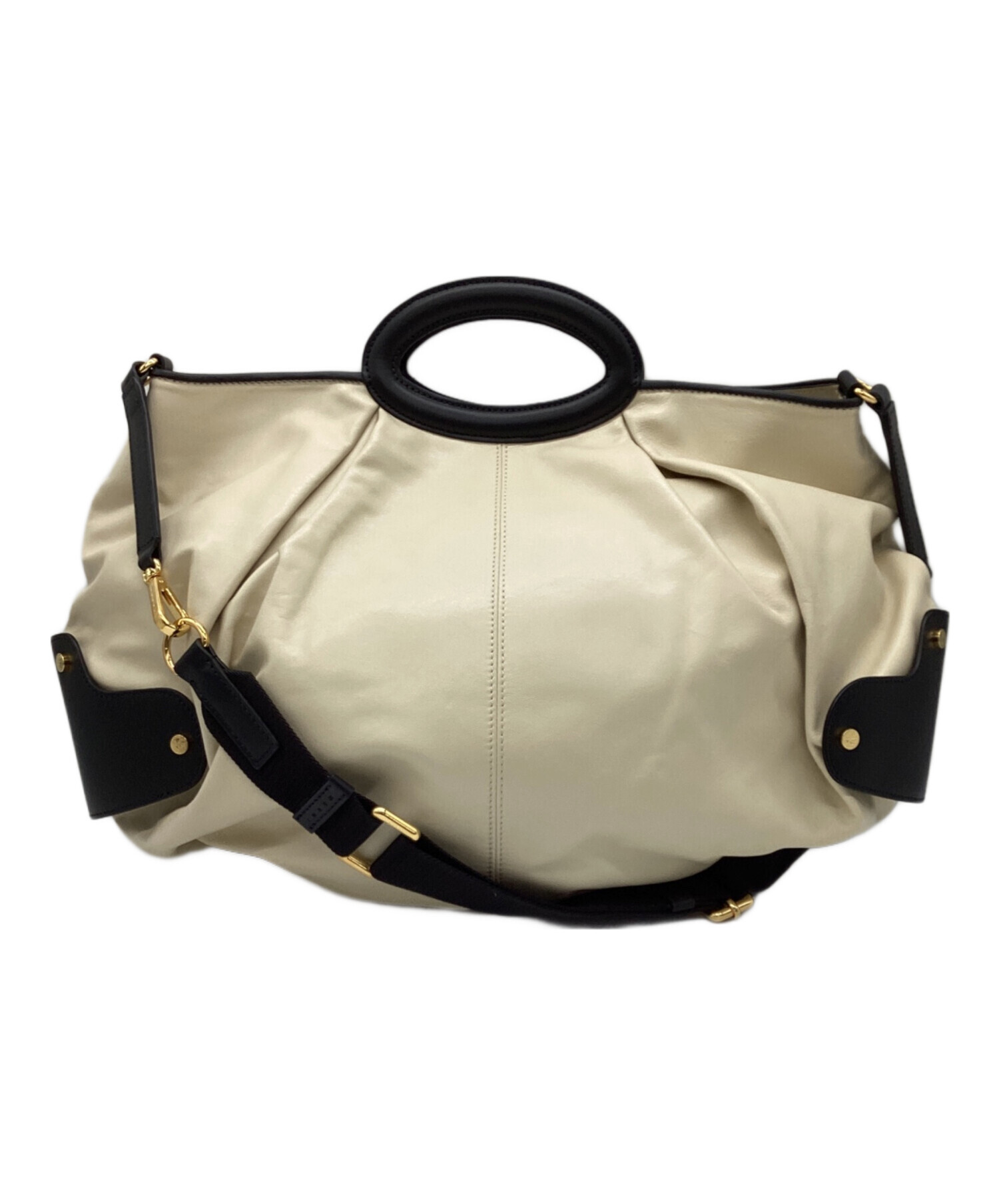 中古・古着通販】MARNI (マルニ) 2WAYバルーンバッグ ベージュ 