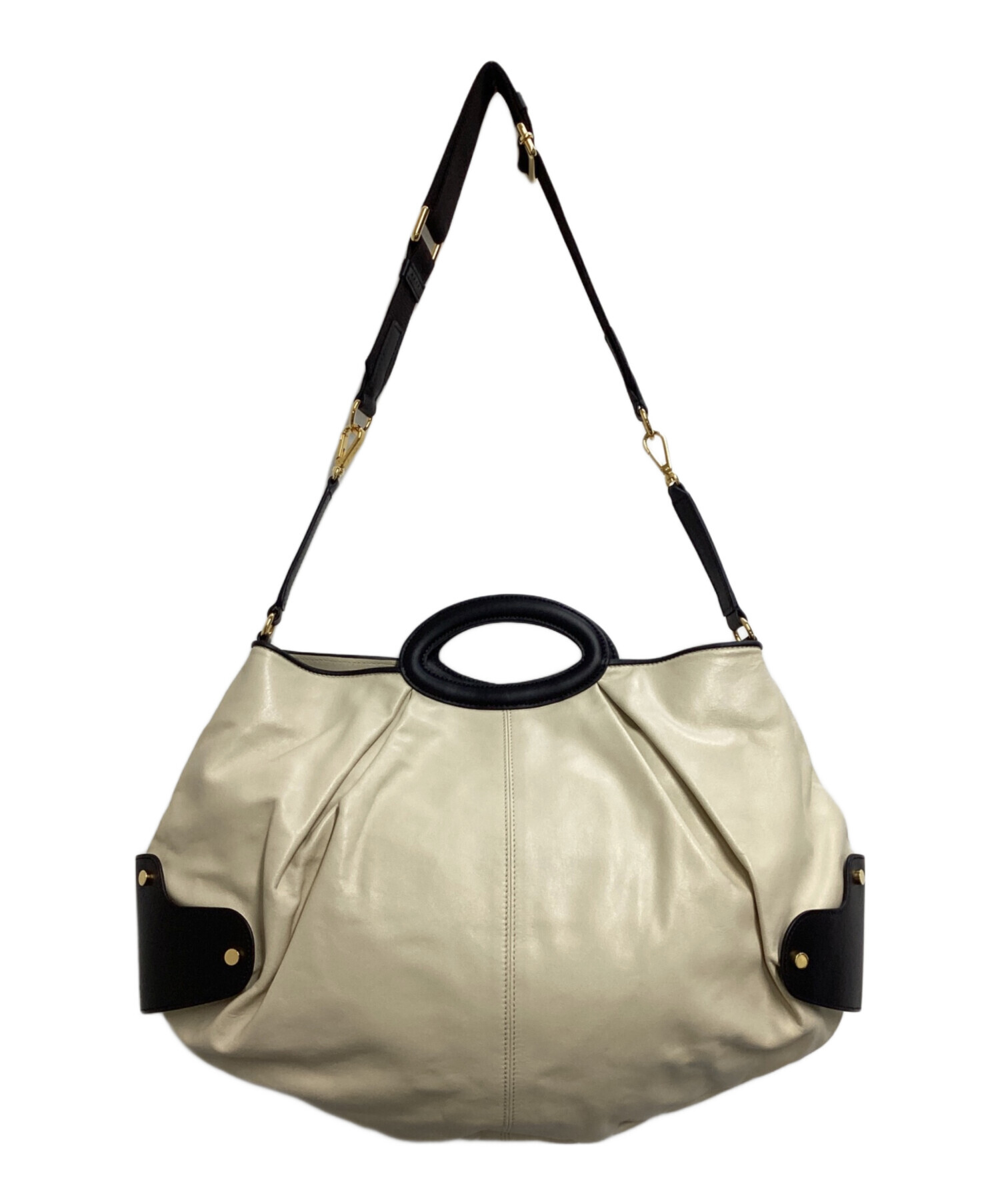 中古・古着通販】MARNI (マルニ) 2WAYバルーンバッグ ベージュ 