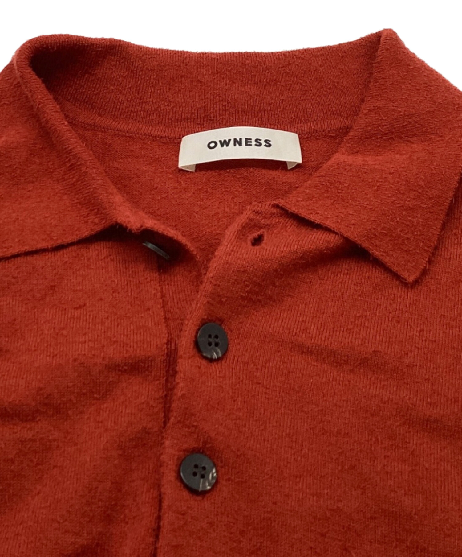 中古・古着通販】OWNESS (オゥネス) ピリング加工ニットポロシャツ