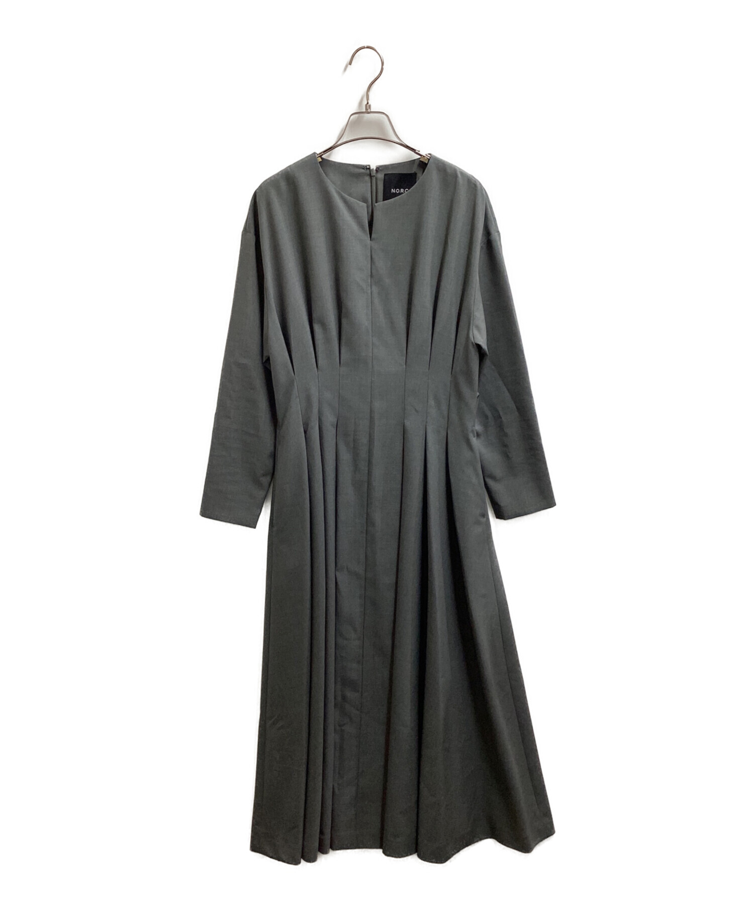 古着 ワンピース 中古・古着通販】N.O.R.C (ノーク) ウォッシャブルタックワンピース