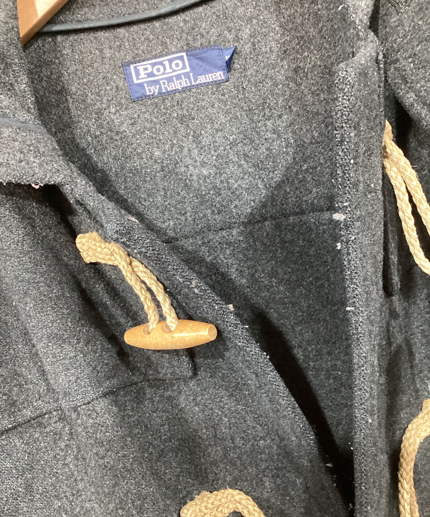 RALPHLAUREN ポロ ラルフローレン ショート ダッフルコート チェック 中古・古着通販】POLO RALPH LAUREN (ポロ・ラルフローレン) ダッフル
