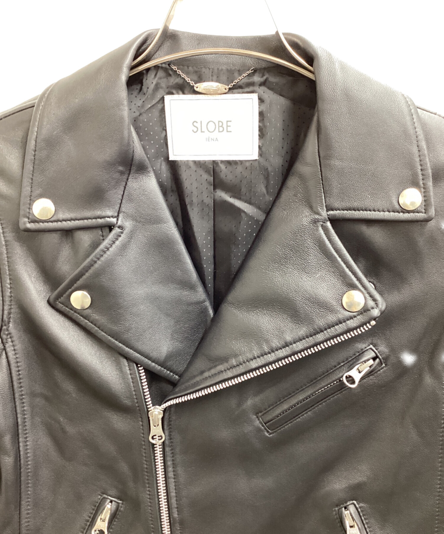中古・古着通販】SLOBE IENA (スローブ イエナ) ラムレザー ダブル