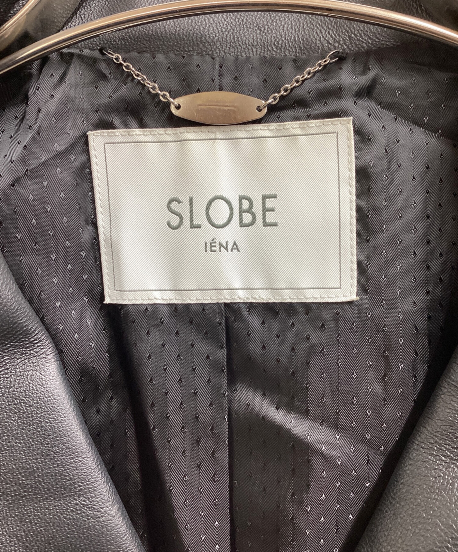 中古・古着通販】SLOBE IENA (スローブ イエナ) ラムレザー ダブル