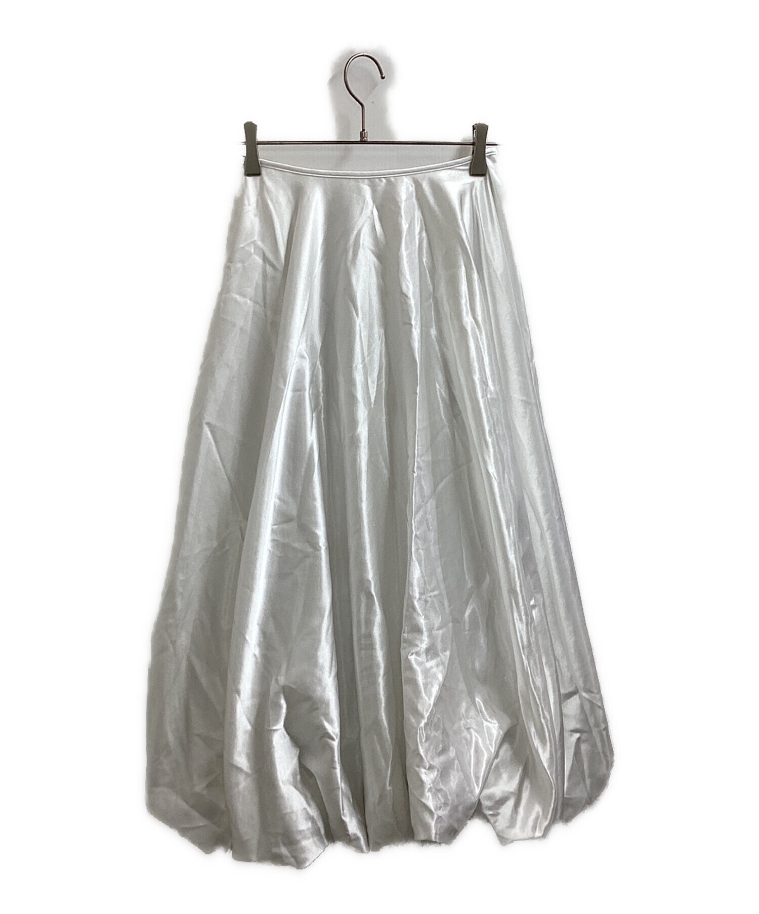 美品】THETOE the toe Bercy Balloon Skirt THE TOE 黒 サテン
