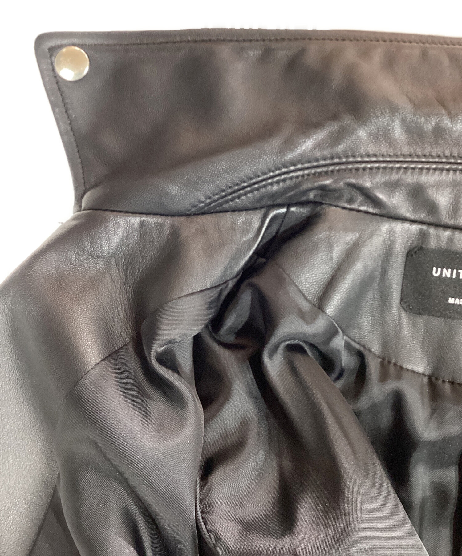 ゆ*様 【訳アリ特価】Made in USA・ヴィンテージ・ショット・ダブルライ 中古・古着通販】UNITED TOKYO (ユナイテッドトーキョー) Lamb Leather