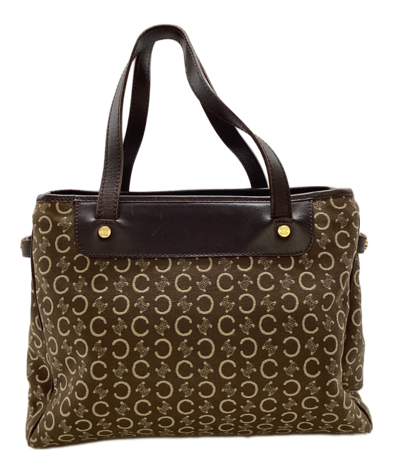 中古・古着通販】CELINE (セリーヌ) Cマカダム柄ハンドバッグ 