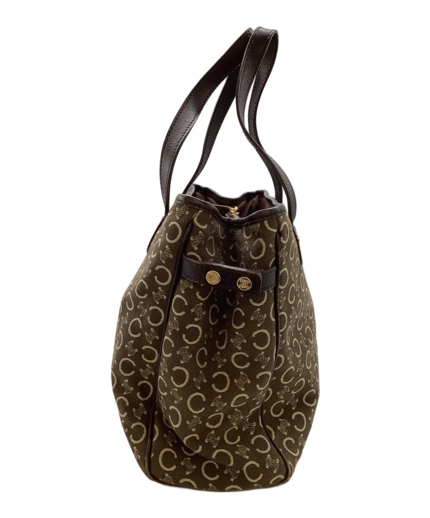 中古・古着通販】CELINE (セリーヌ) Cマカダム柄ハンドバッグ 