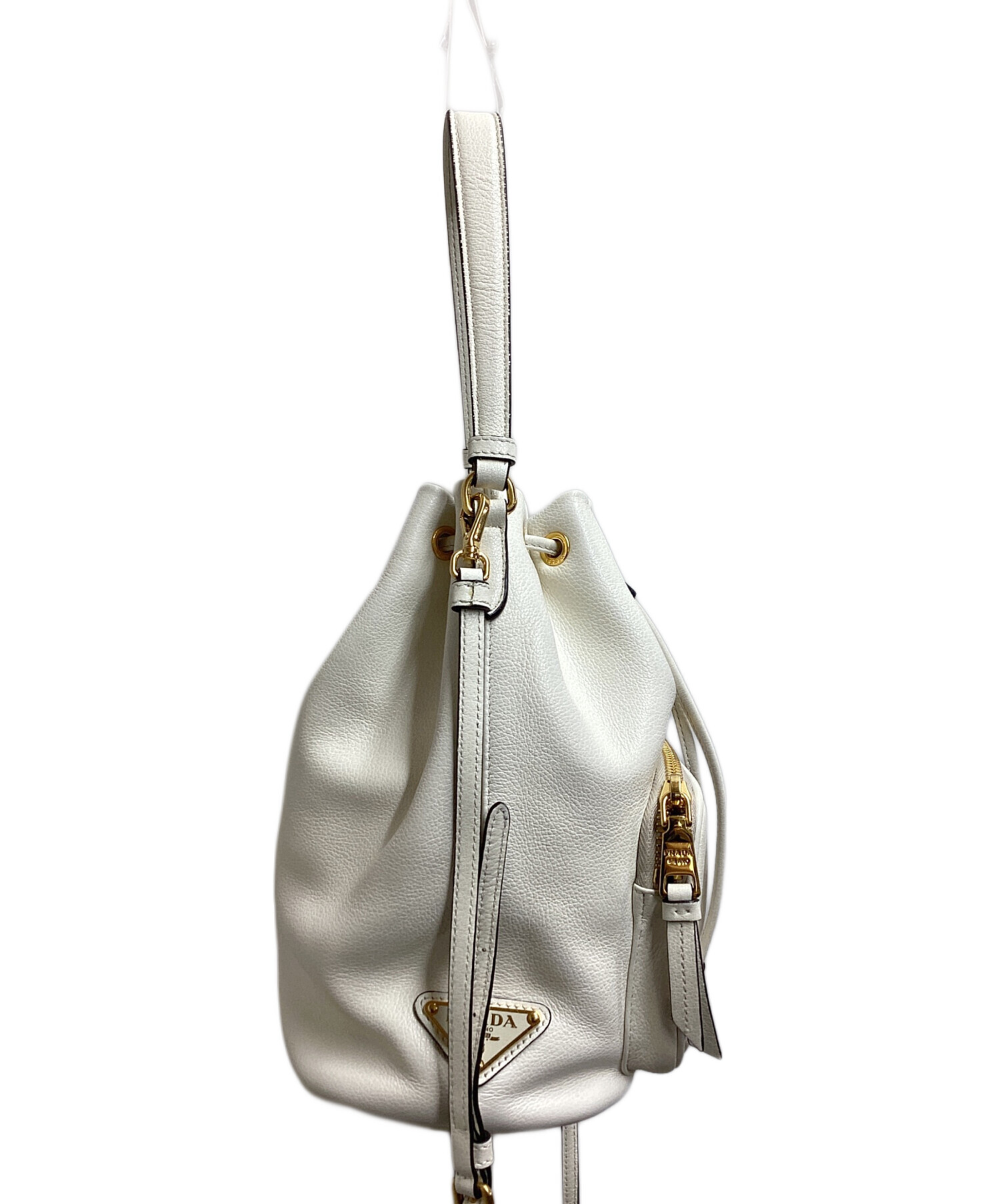 中古・古着通販】PRADA (プラダ) デュエットバケット レザー