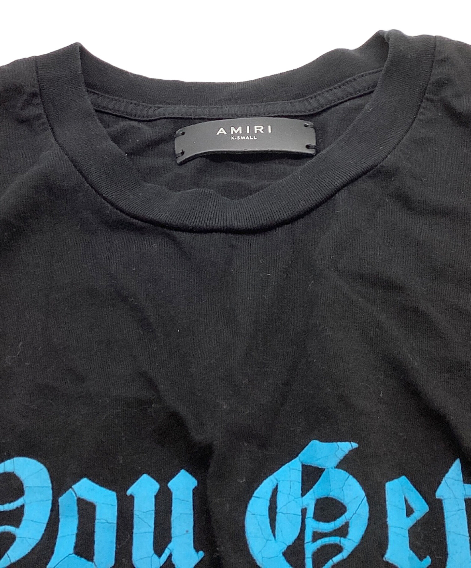 中古・古着通販】AMIRI (アミリ) プリントTシャツ ブラック サイズ:XS