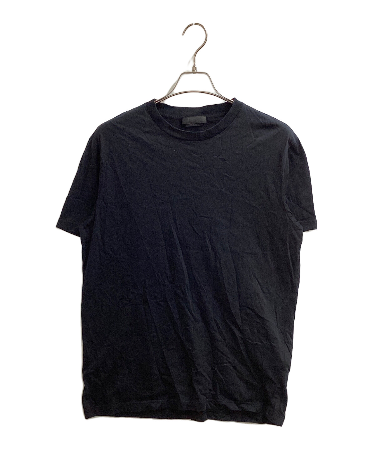 中古・古着通販】PRADA (プラダ) クルーネックパックTシャツ ブラック