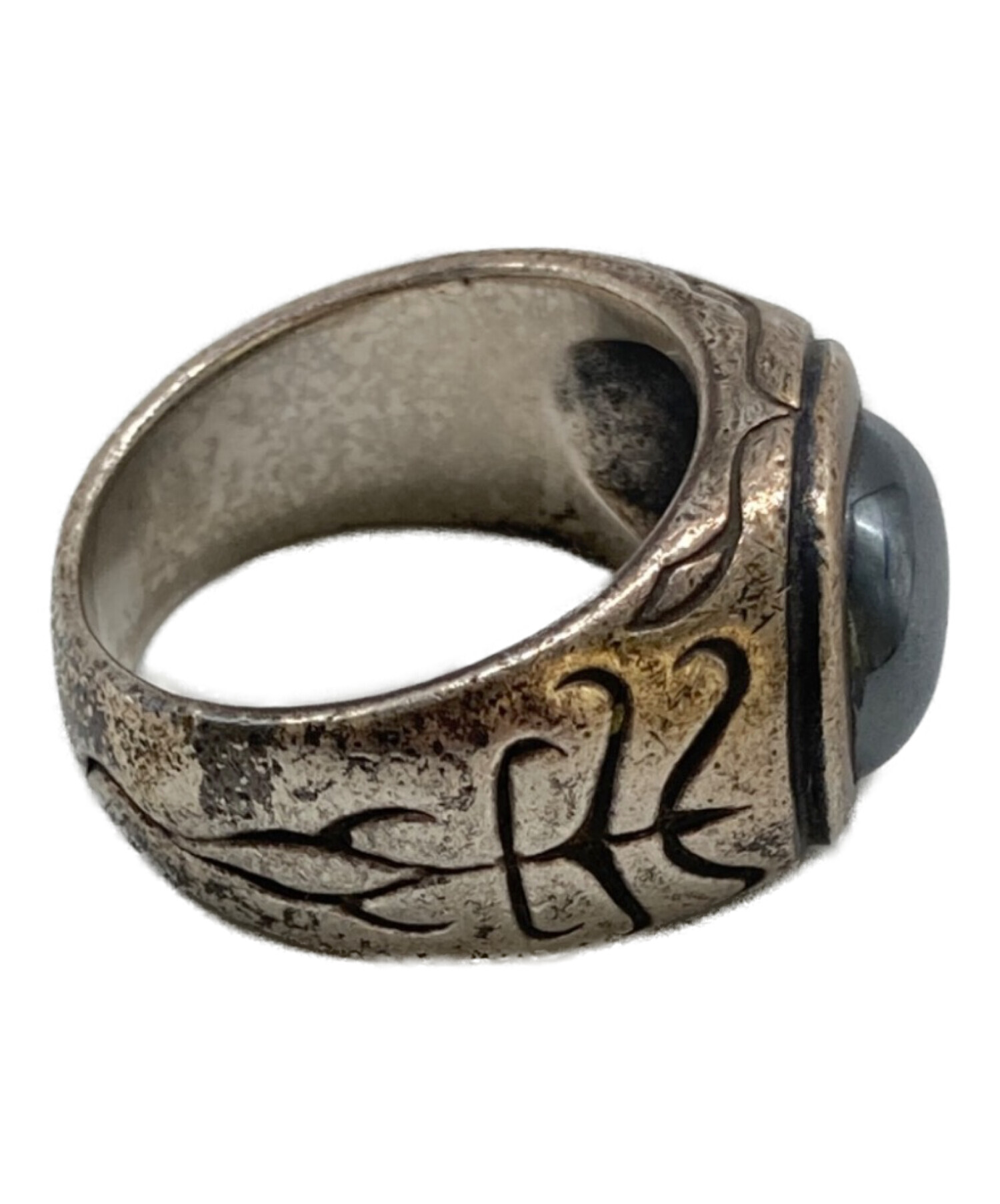 中古・古着通販】USED (ユーズド) SILVER925 USED STONE RING 