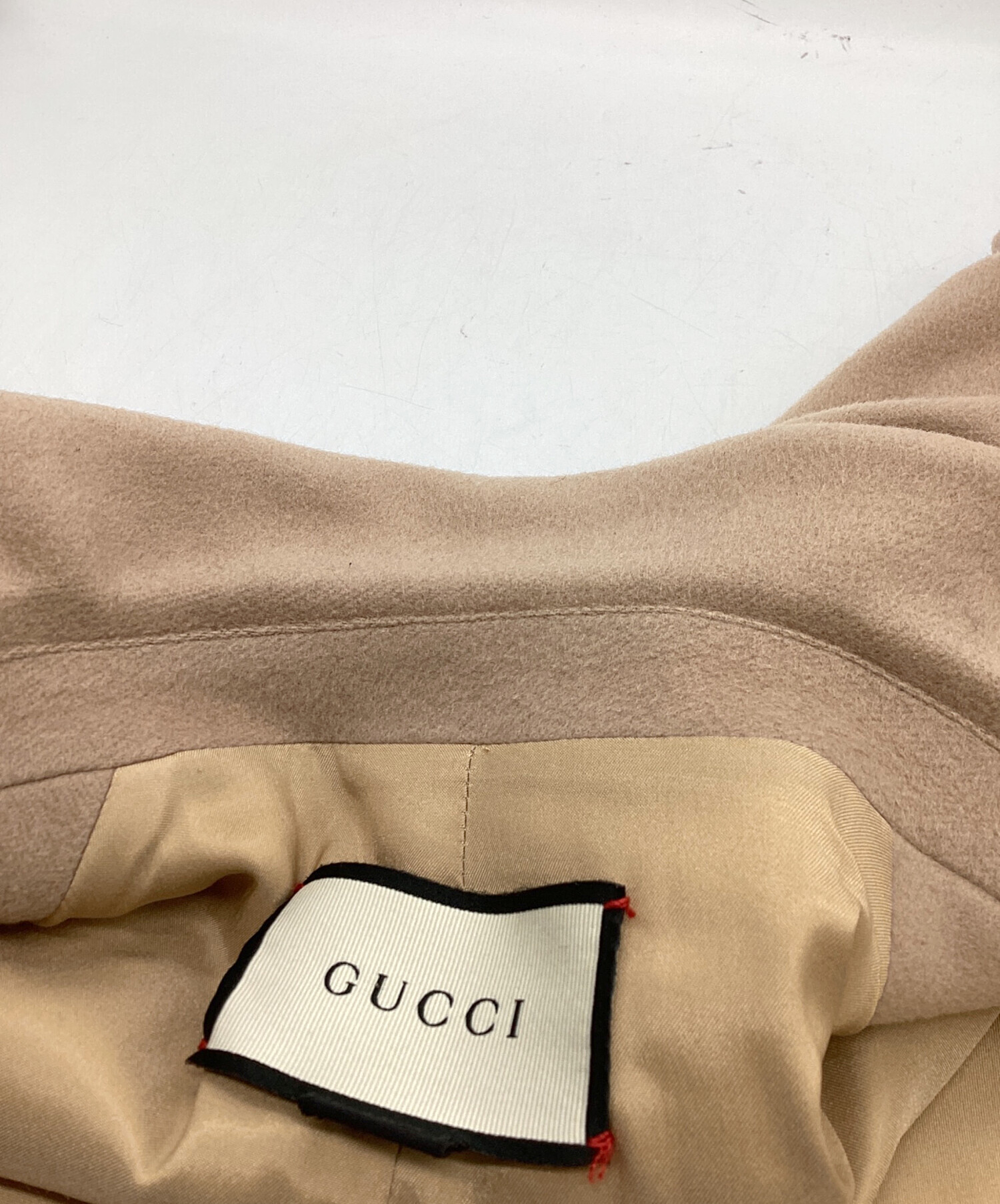 中古・古着通販】GUCCI (グッチ) ウール メルトンチェスターコート