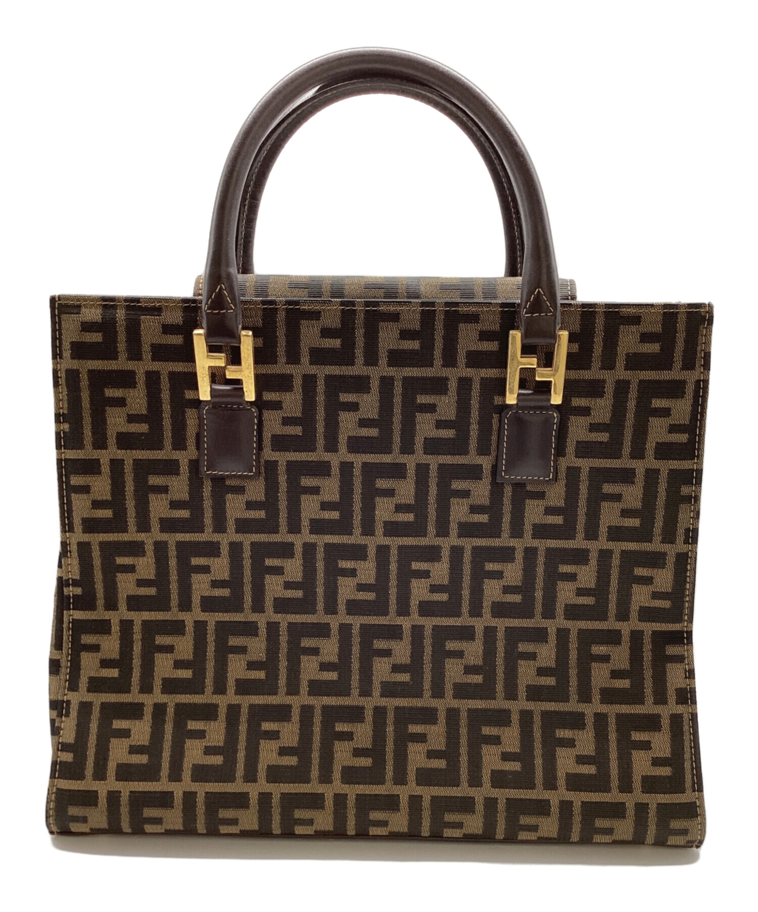 FENDI フェンディ ズッカ柄 トートバッグ ヴィンテージ 中古・古着通販】FENDI (フェンディ) ズッカ柄トートバッグ / 19 15095