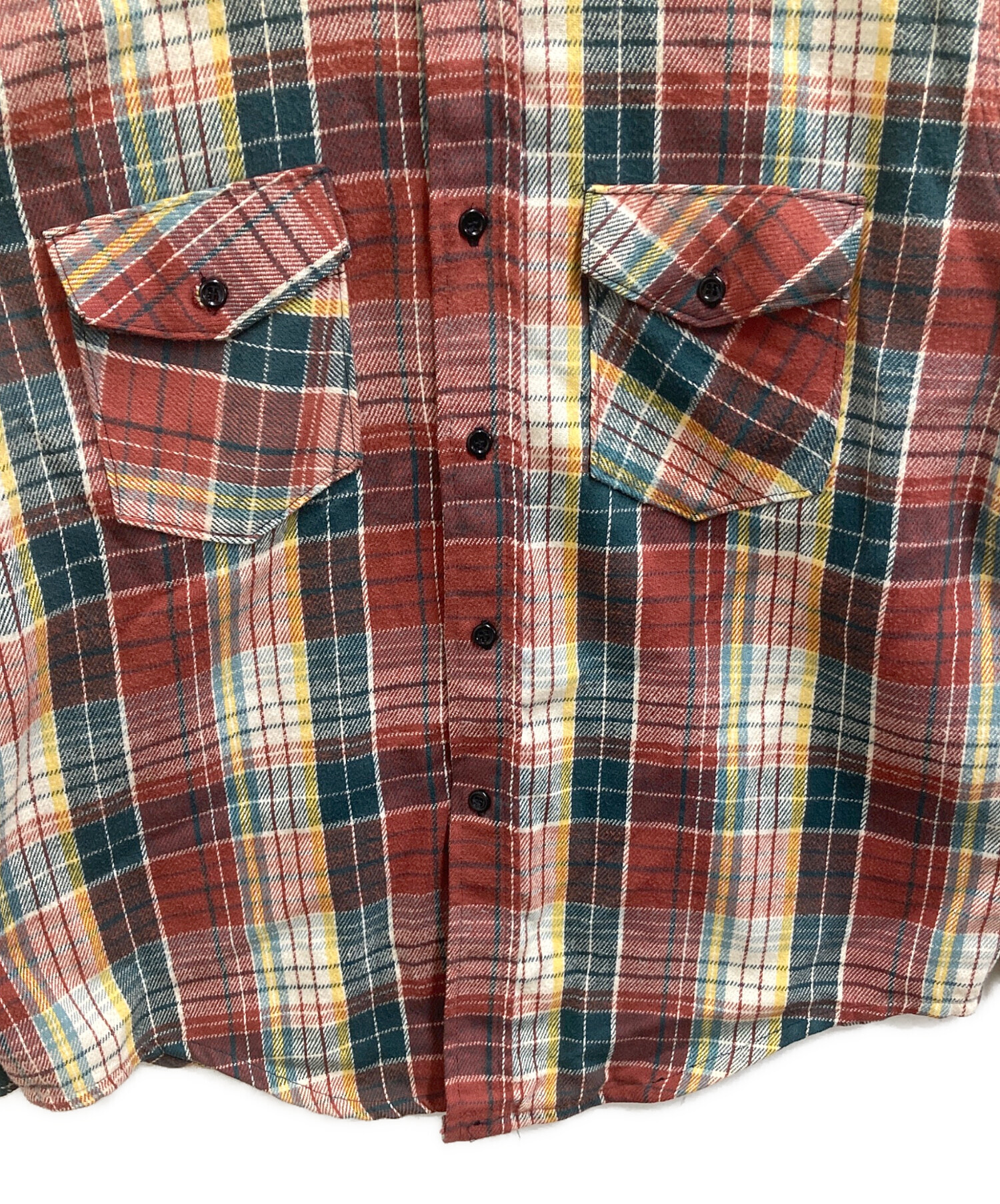 中古・古着通販】FROSTPROOF (フロントプルーフ) 70s Flannel shirt