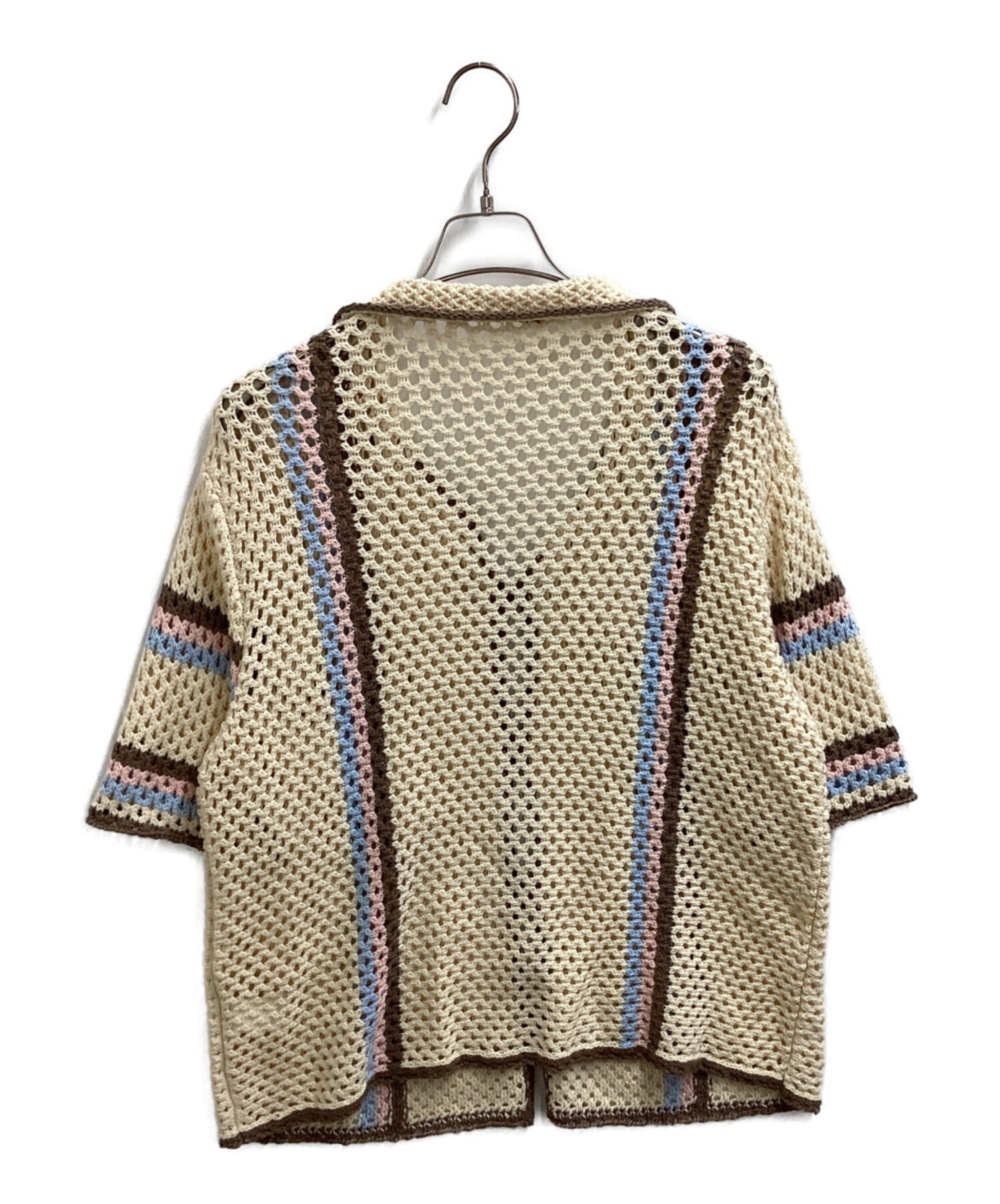 中古・古着通販】STUDIO SEVEN (スタジオセブン) Cotton Crochet Shirt