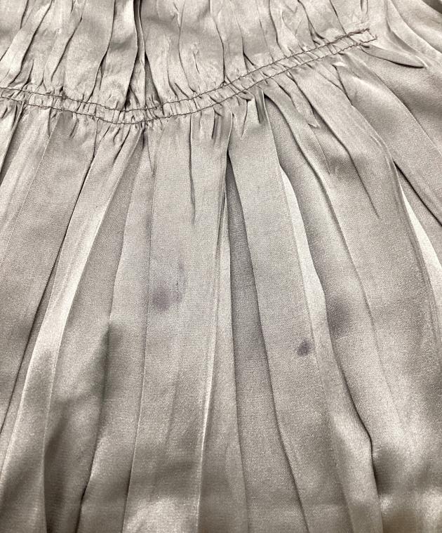 イッセイミヤケ　ホワイトレーベル　ベージュプリーツロングスカート 中古・古着通販】ISSEY MIYAKE WHITE LABEL (イッセイミヤケホワイト