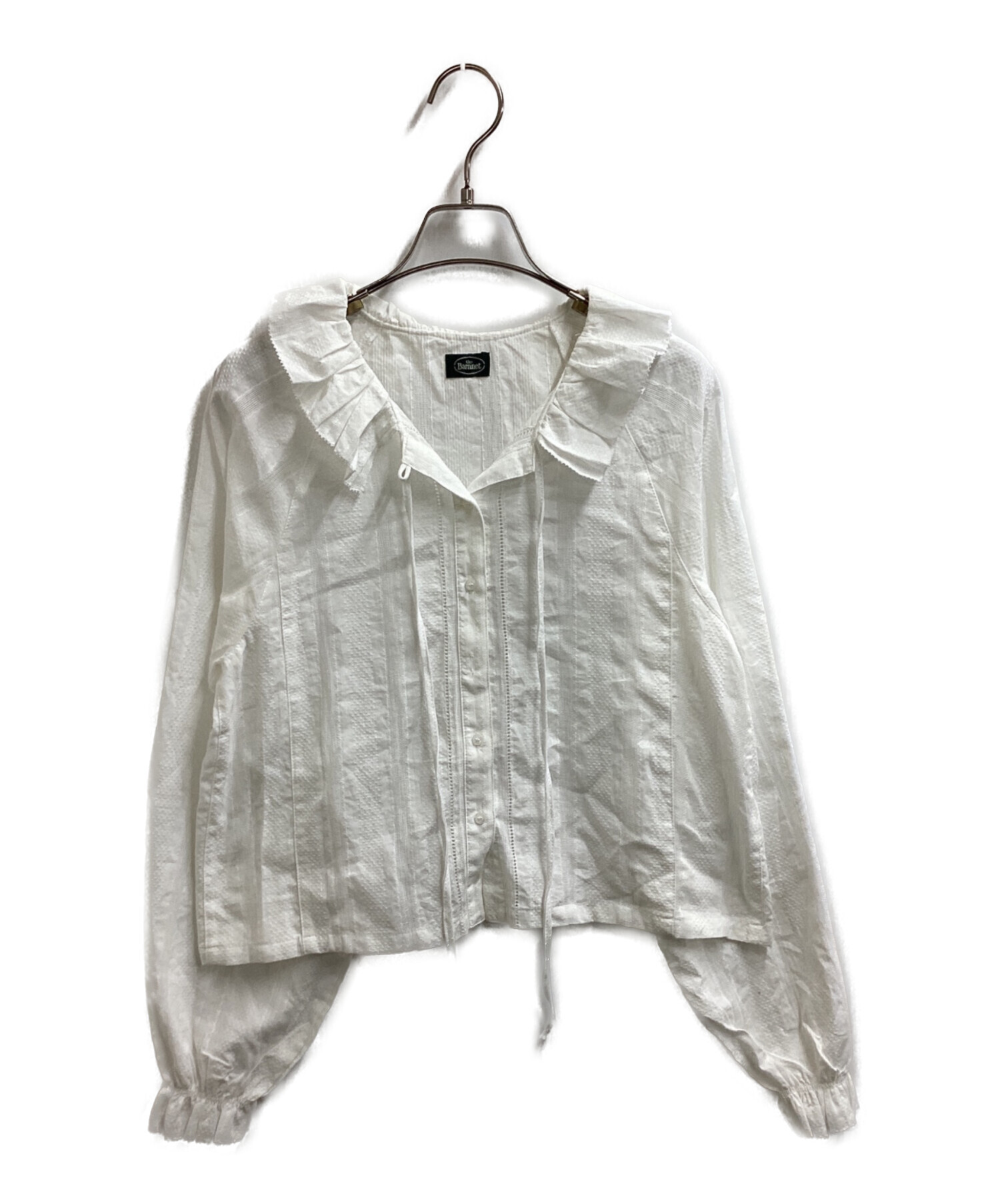 中古・古着通販】the Barnnet (ザ バーネット) フリルブラウス 