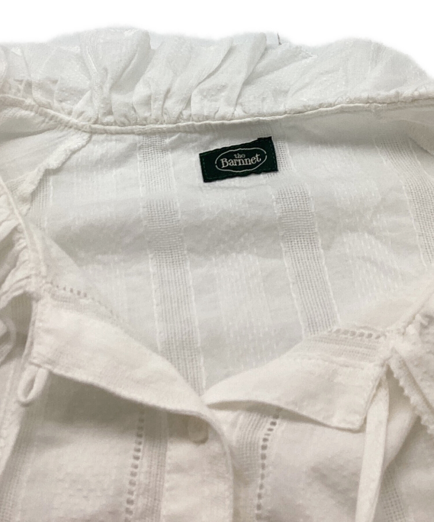 中古・古着通販】the Barnnet (ザ バーネット) フリルブラウス 