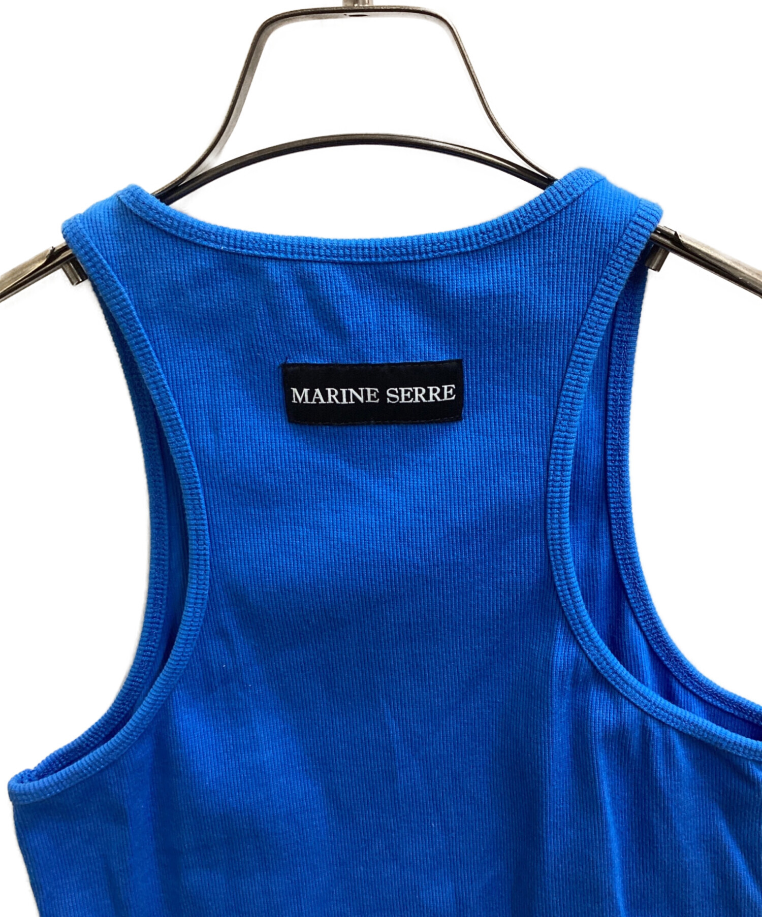 中古・古着通販】marine serre (マリーンセル) タンクトップ ブルー